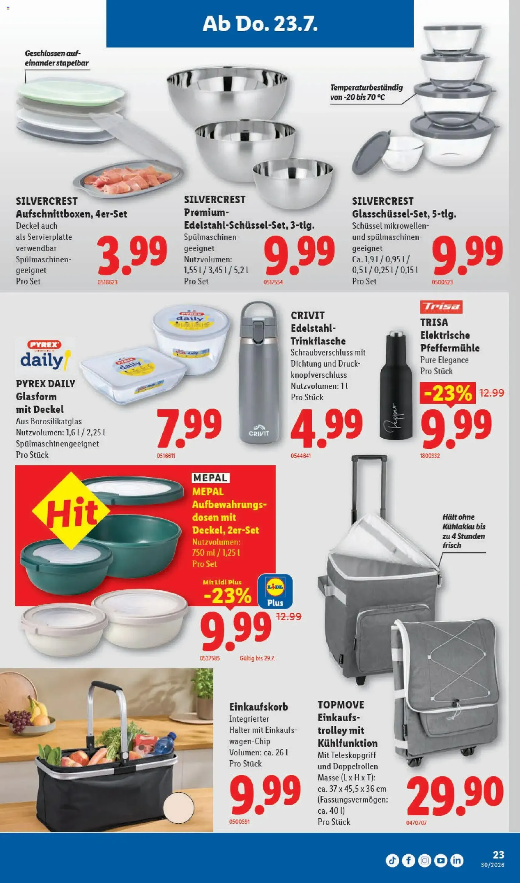 Lidl aktionen - Gültiger Prospekt ab 23.07.2026, Seite 23 von insgesamt 32