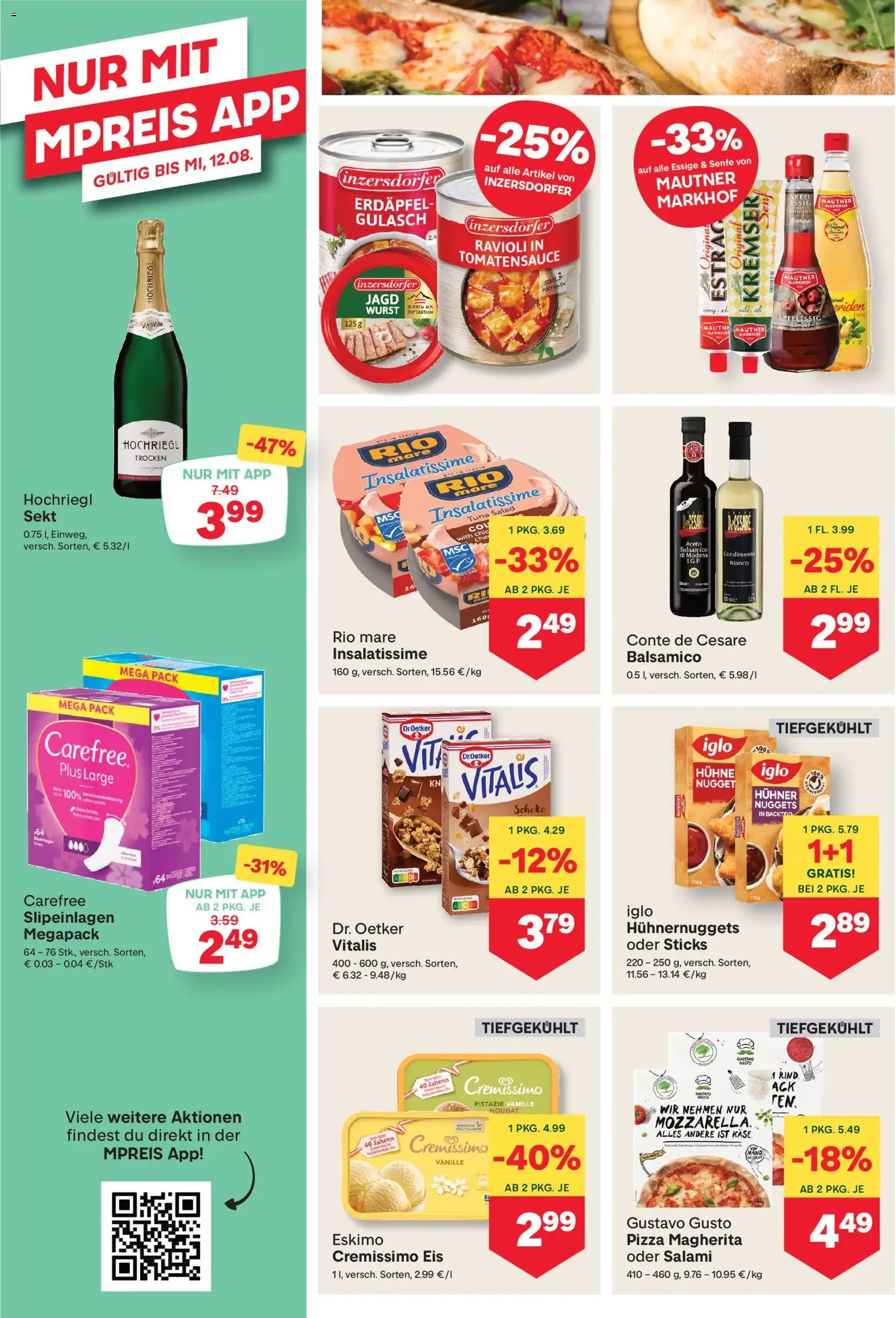 MPREIS Flugblatt - Gültiger Prospekt ab 06.08.2026, Seite 8 von insgesamt 15
