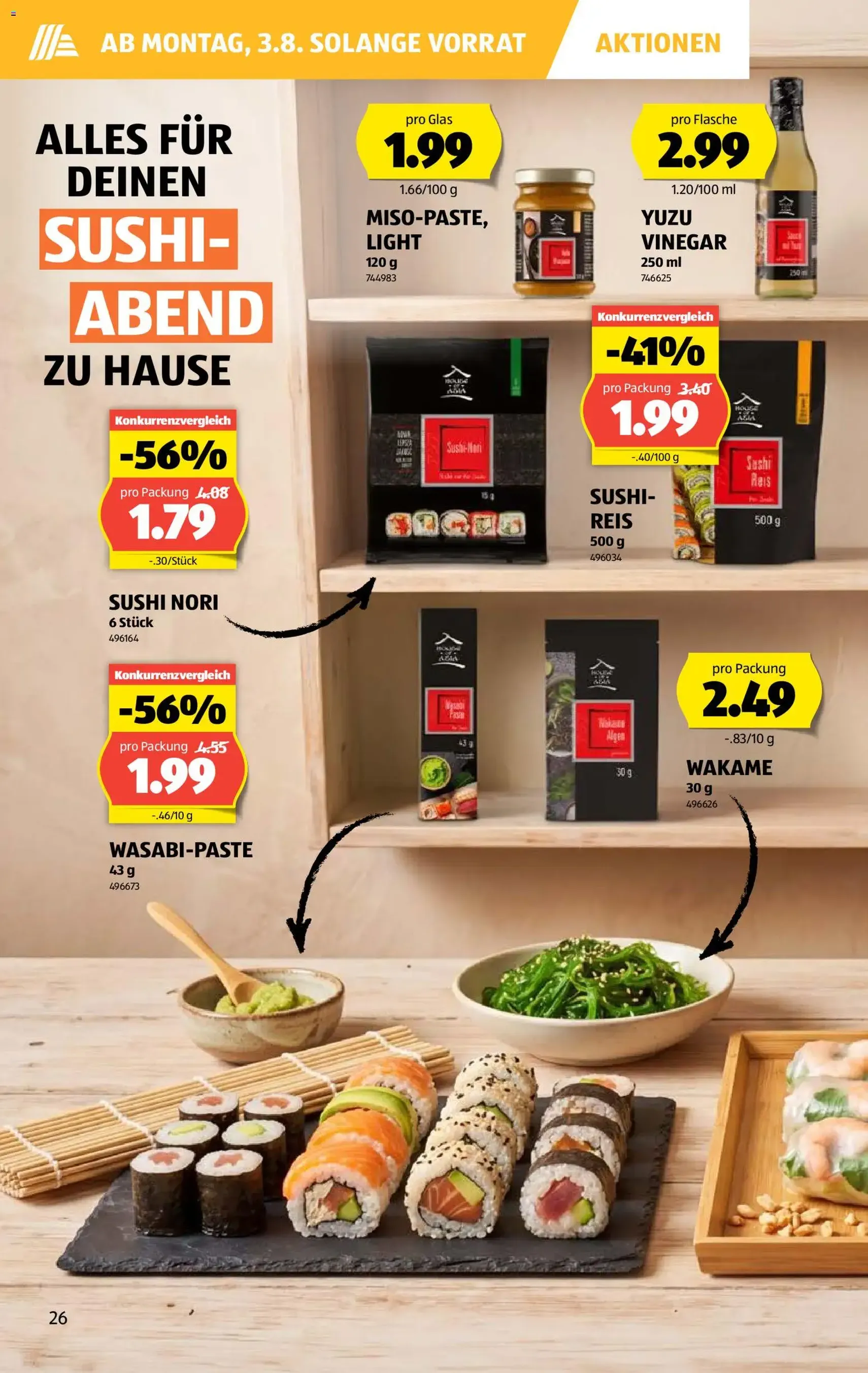 Aldi aktionen - Gültiger Prospekt ab 30.07.2026, Seite 26 von insgesamt 43