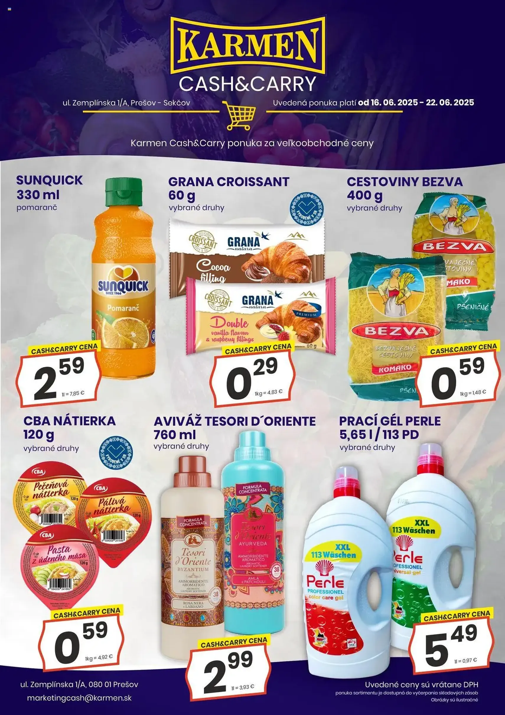 KARMEN CBA leták - platný leták od 16.06.2025 strana 2 z 2