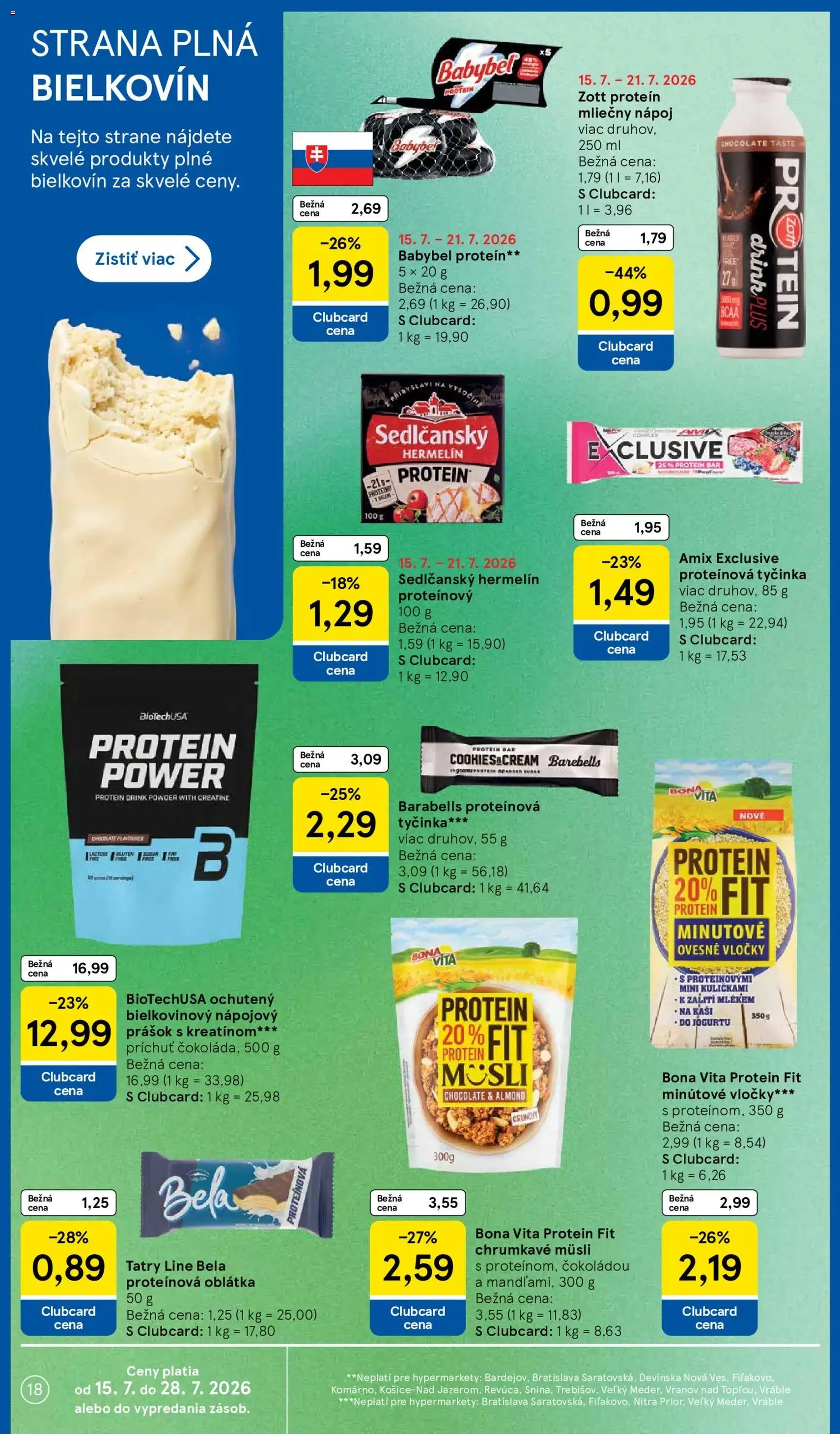 Tesco Hypermarket - leták - platný leták od 15.07.2026 strana 18 z 52
