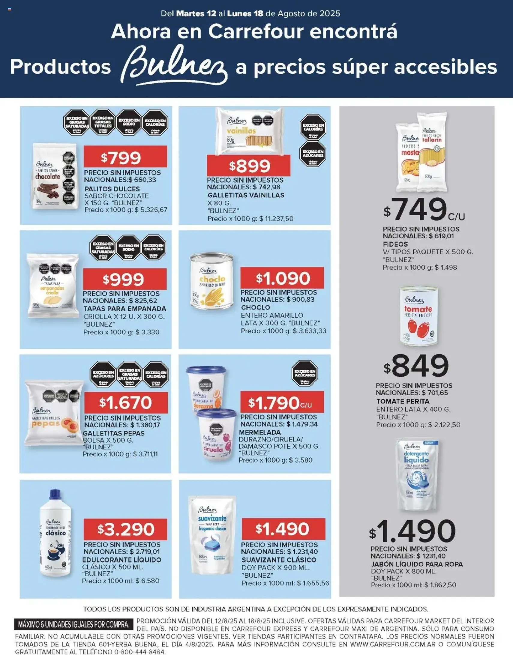 Carrefour Market catálogo - folleto válido desde 12/08/2025 página 13 de 21 Carrefour Market catálogo - folleto válido desde 12/08/2025 página 13 de 21