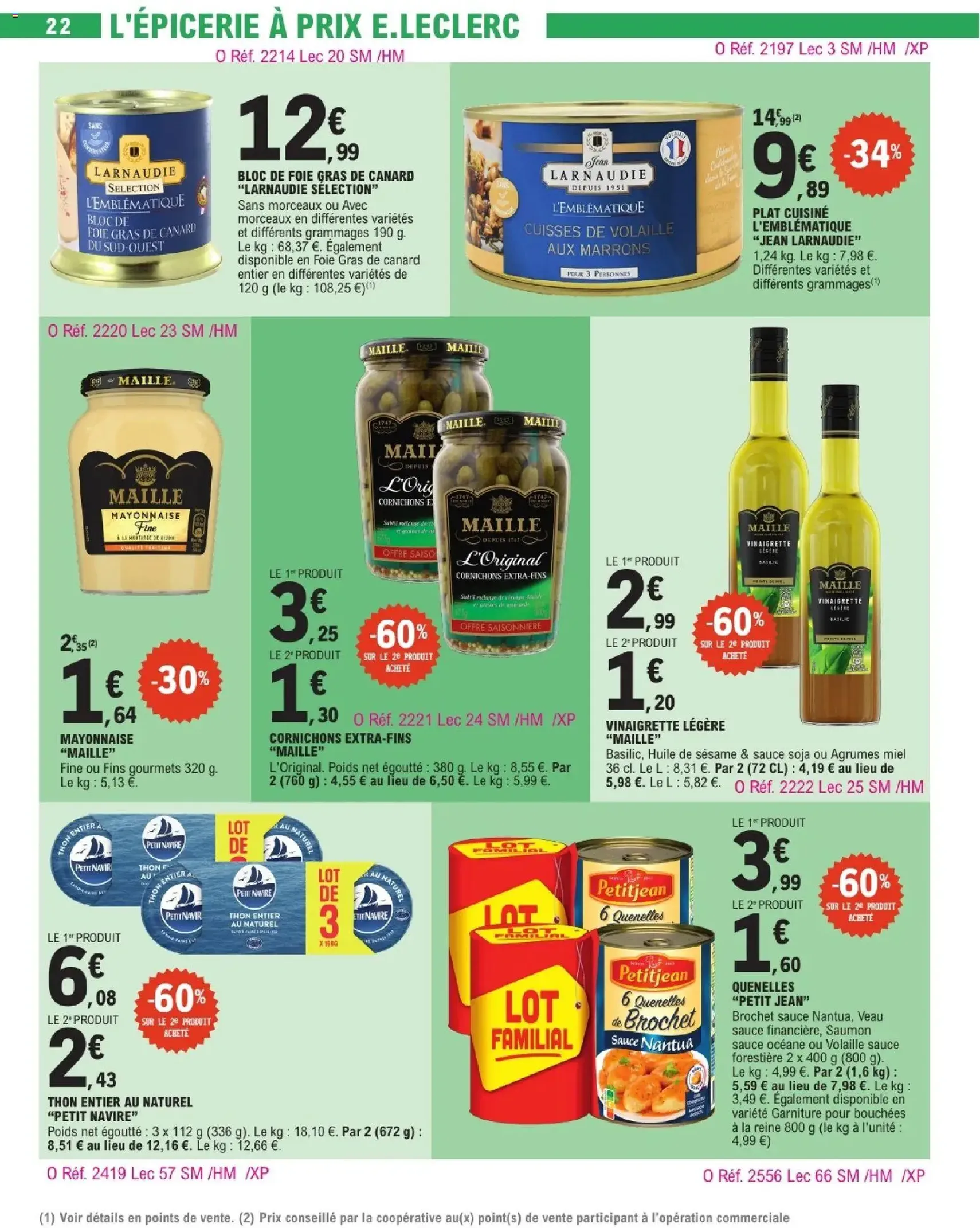 E.Leclerc catalogue de la semaine 13 - brochure valable à partir du 24/03/2026, page 22 sur 63