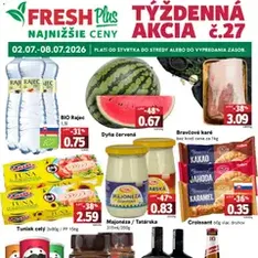 Fresh Leták - náhľad letáku platný od 02.07.2026
