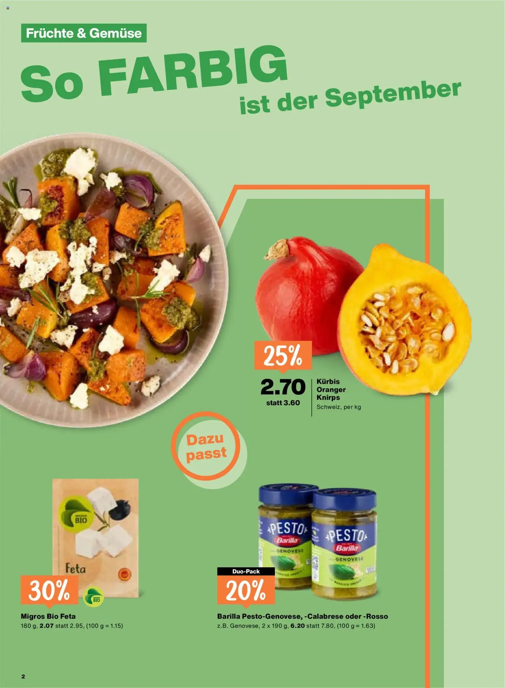 Migros aktionen - Gültiger Prospekt ab 17.09.2026, Seite 2 von insgesamt 24