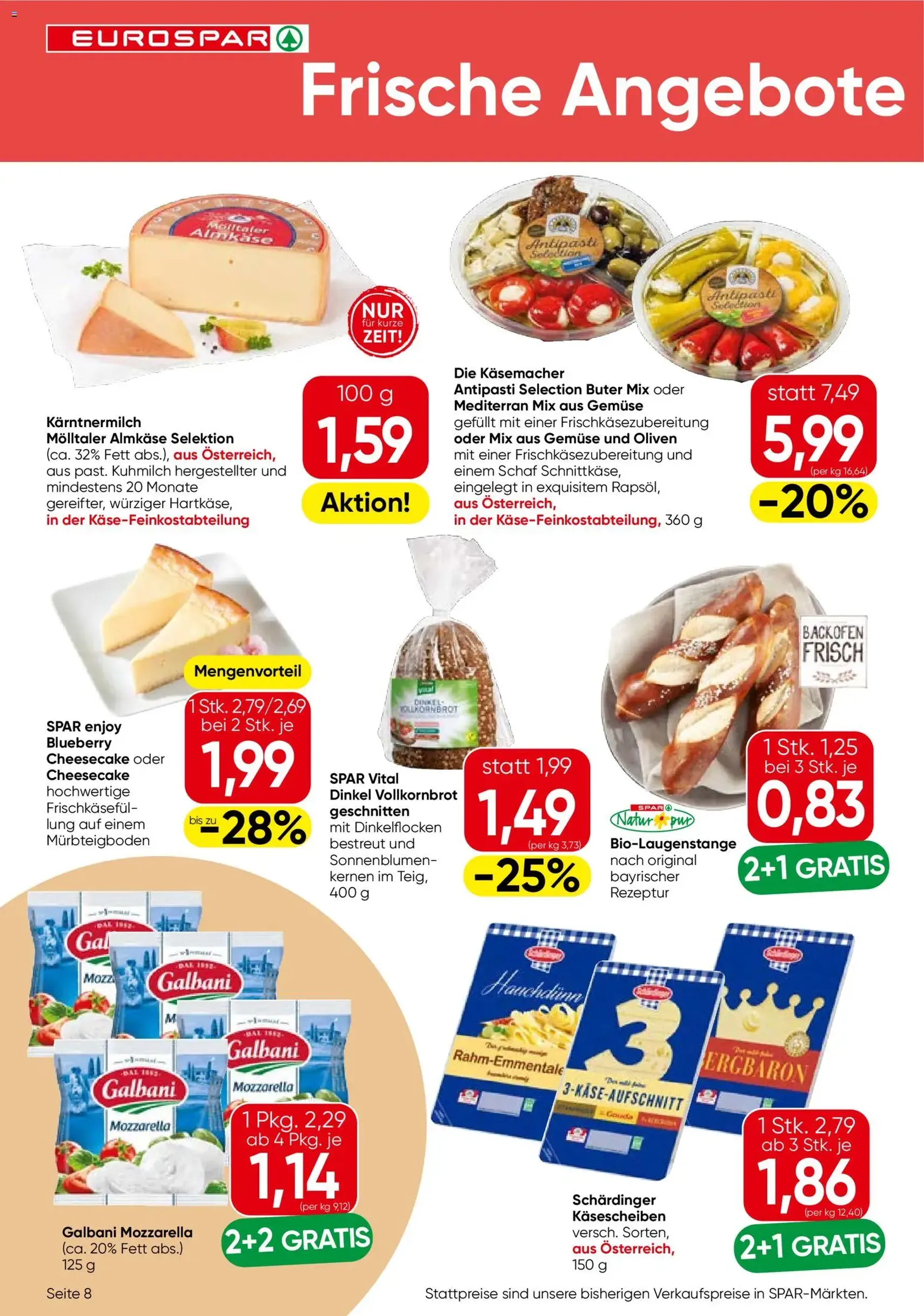 Eurospar Flugblatt - Gültiger Prospekt ab 21.05.2026, Seite 8 von insgesamt 16