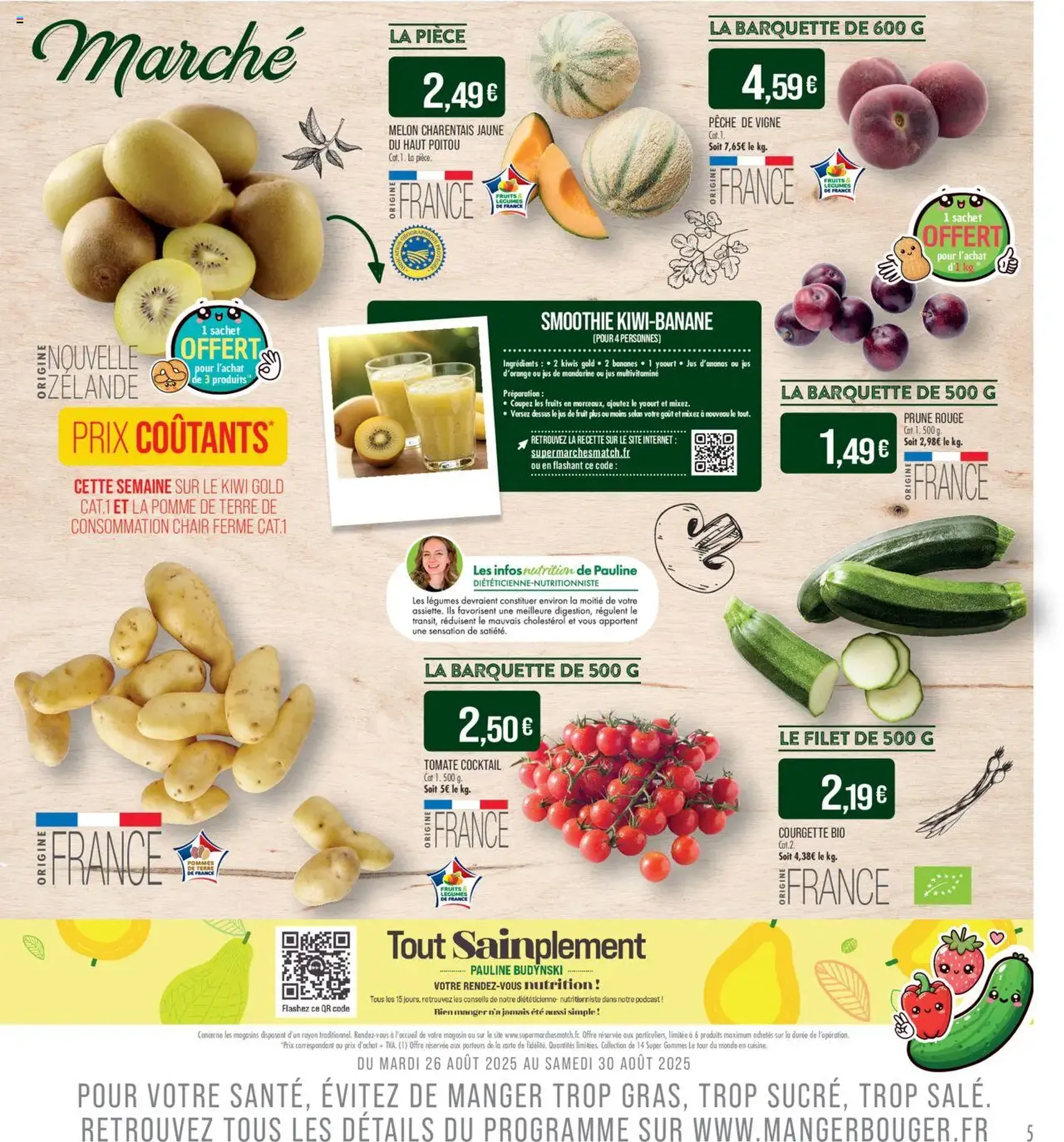 Match Supermarché catalogue - brochure valable à partir du 26/08/2025, page 5 sur 26 Match Supermarché catalogue - brochure valable à partir du 26/08/2025, page 5 sur 26