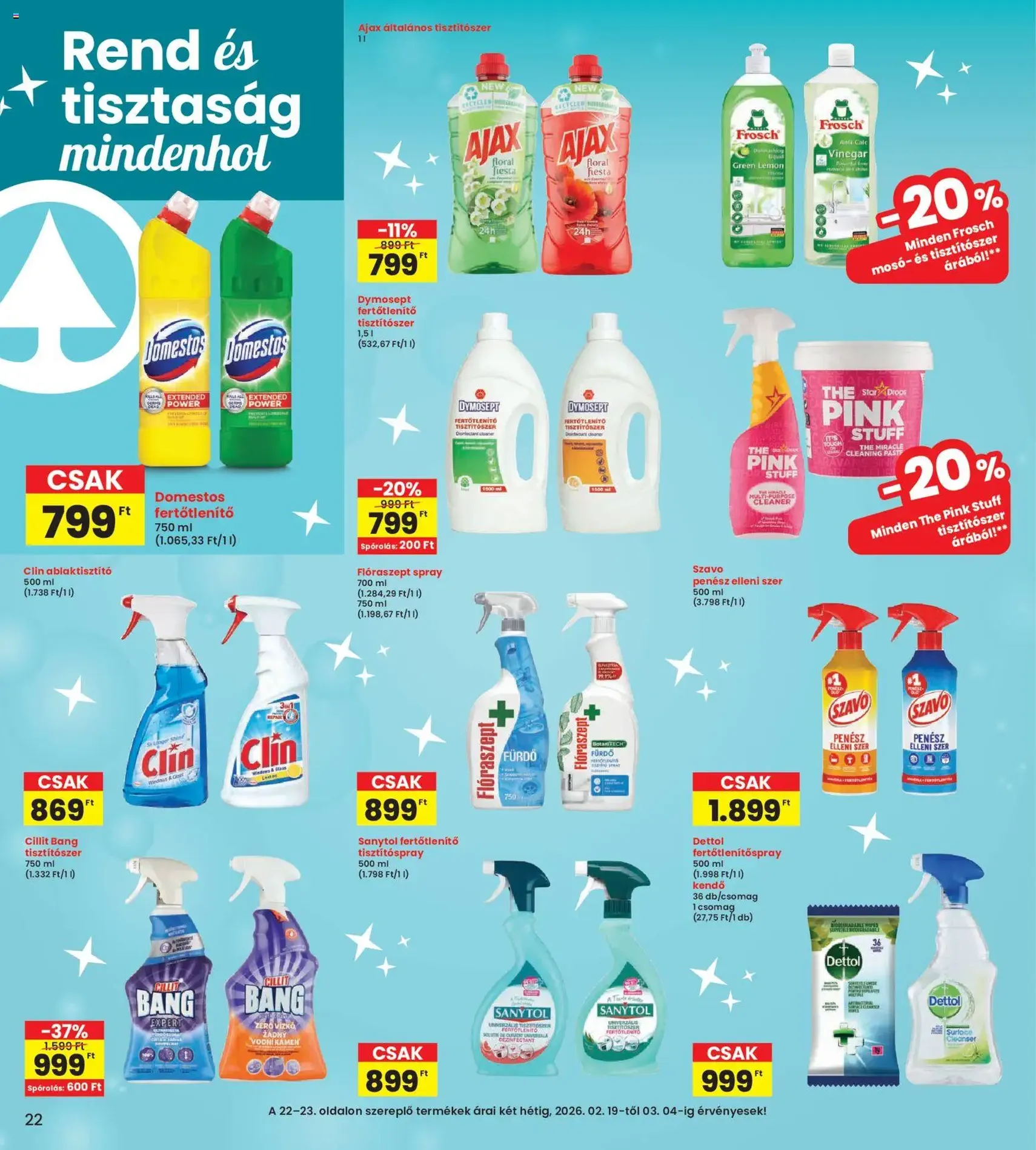 Interspar Akciós újság - 2026.02.19. érvényes szórólap 22 oldal 28 oldalból