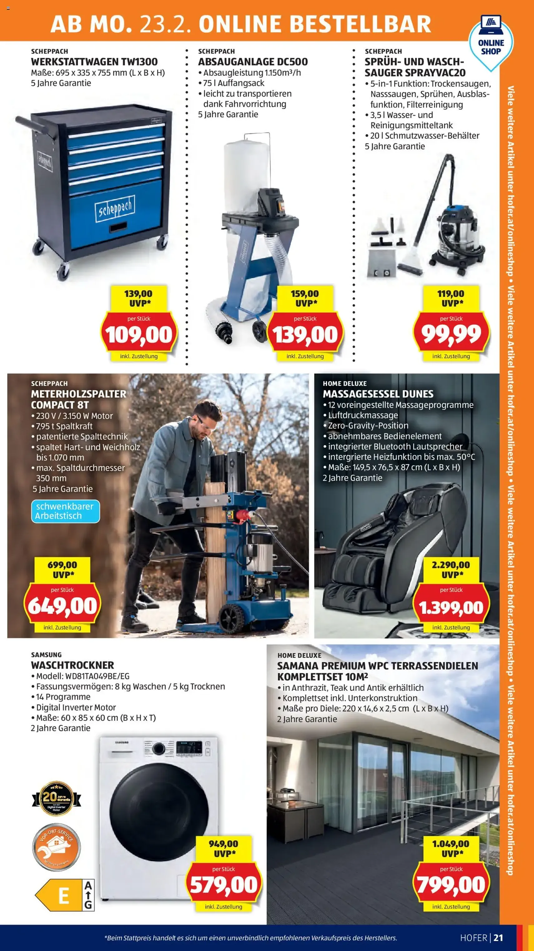 Hofer Flugblatt - Gültiger Prospekt ab 20.02.2026, Seite 25 von insgesamt 37