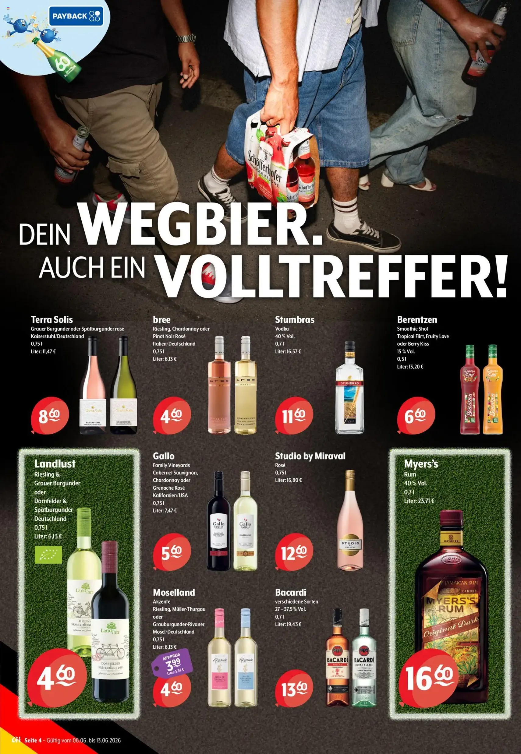 Trink und Spare Prospekt - Gültiger Prospekt ab 08.06.2026, Seite 4 von insgesamt 8