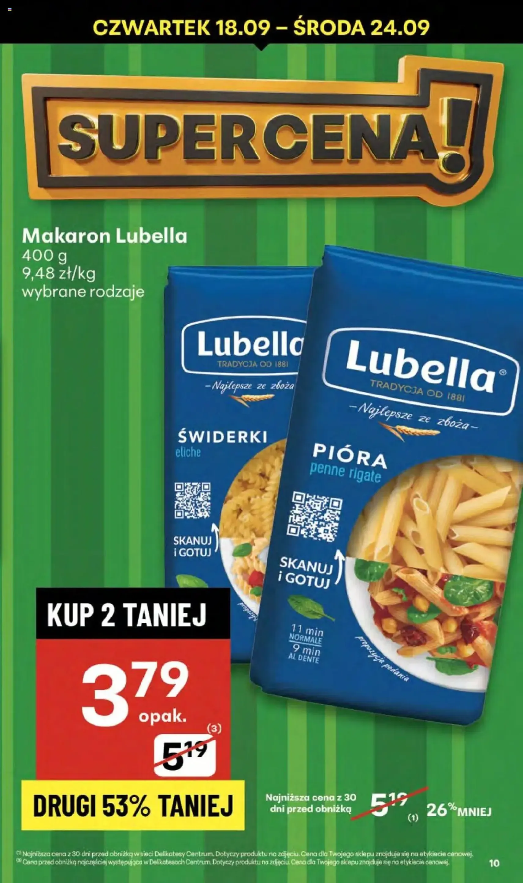 Delikatesy Centrum Gazetka - ważny gazetka od 18.09.2025 strona 10 z 52