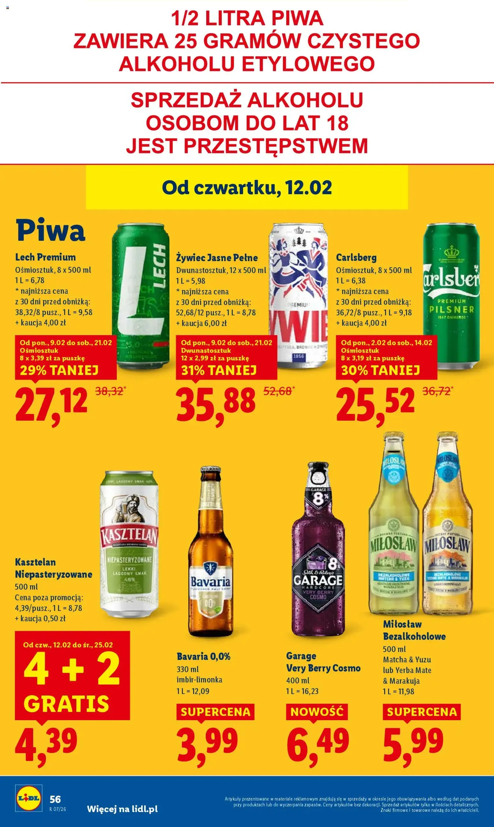 Lidl Gazetka - ważny gazetka od 12.02.2026 strona 56 z 63