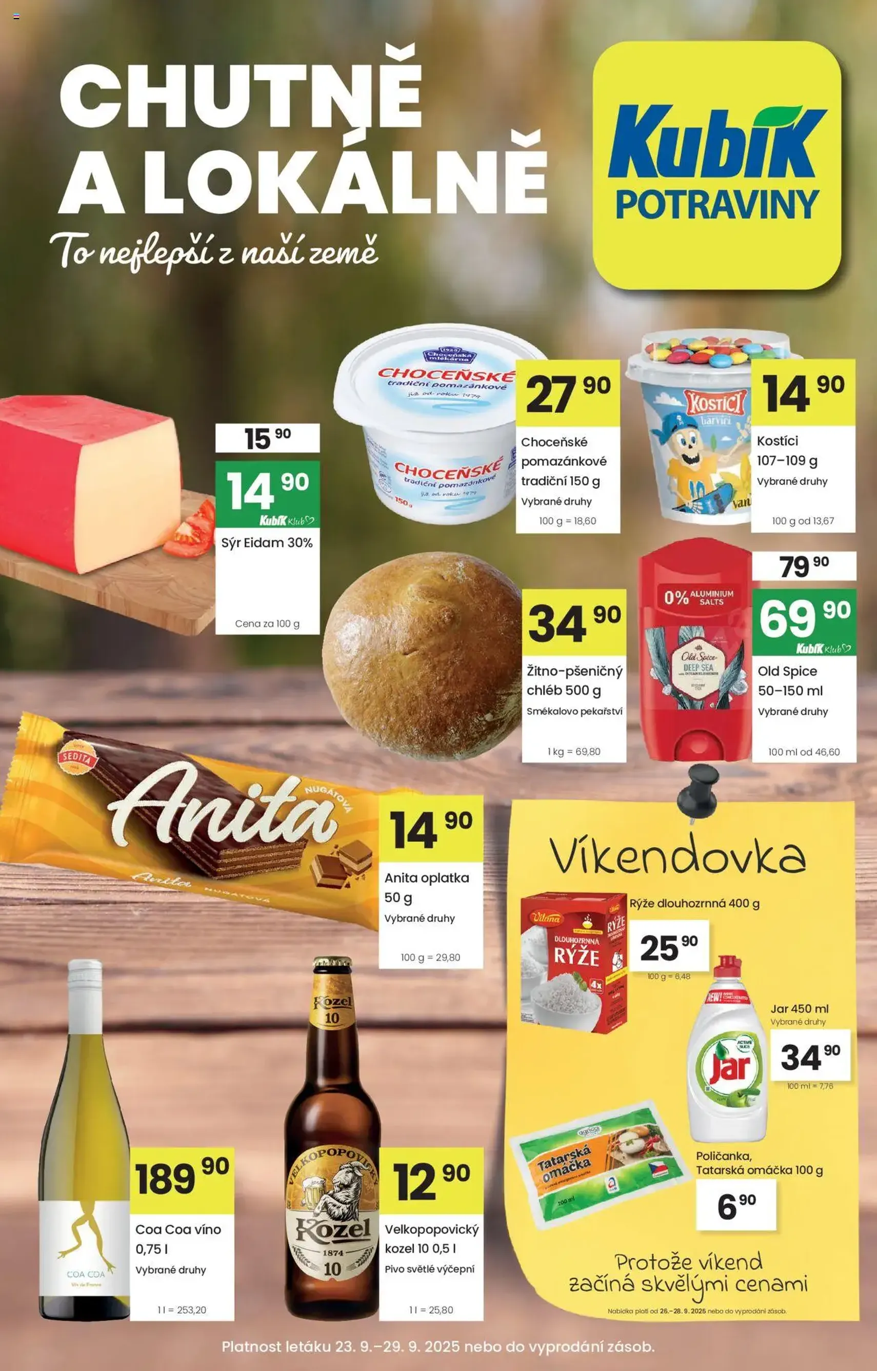 Kubík leták - platný leták od 23.09.2025 strana 1 z 4