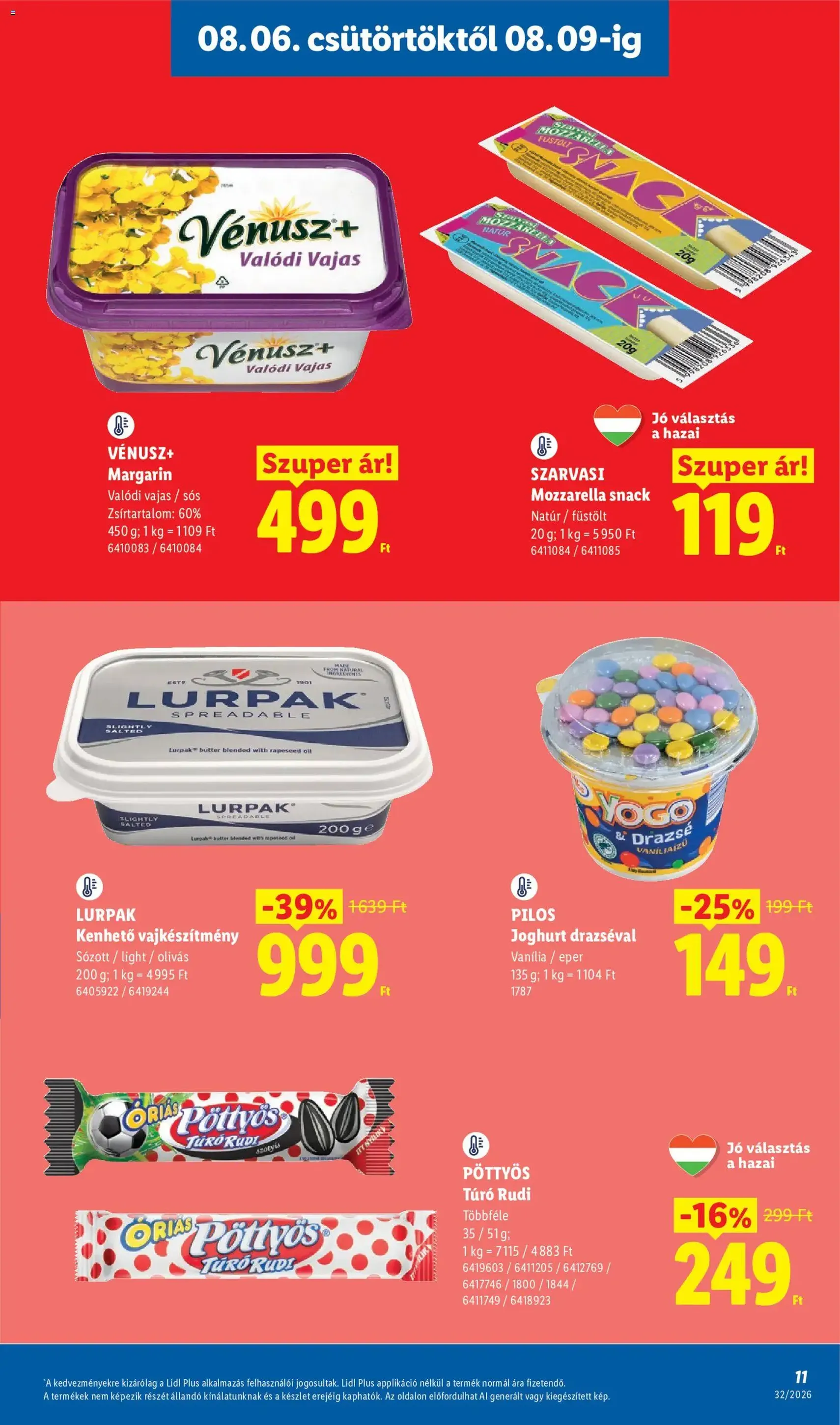 Lidl akciós újság - 2026.08.06. érvényes szórólap 11 oldal 80 oldalból