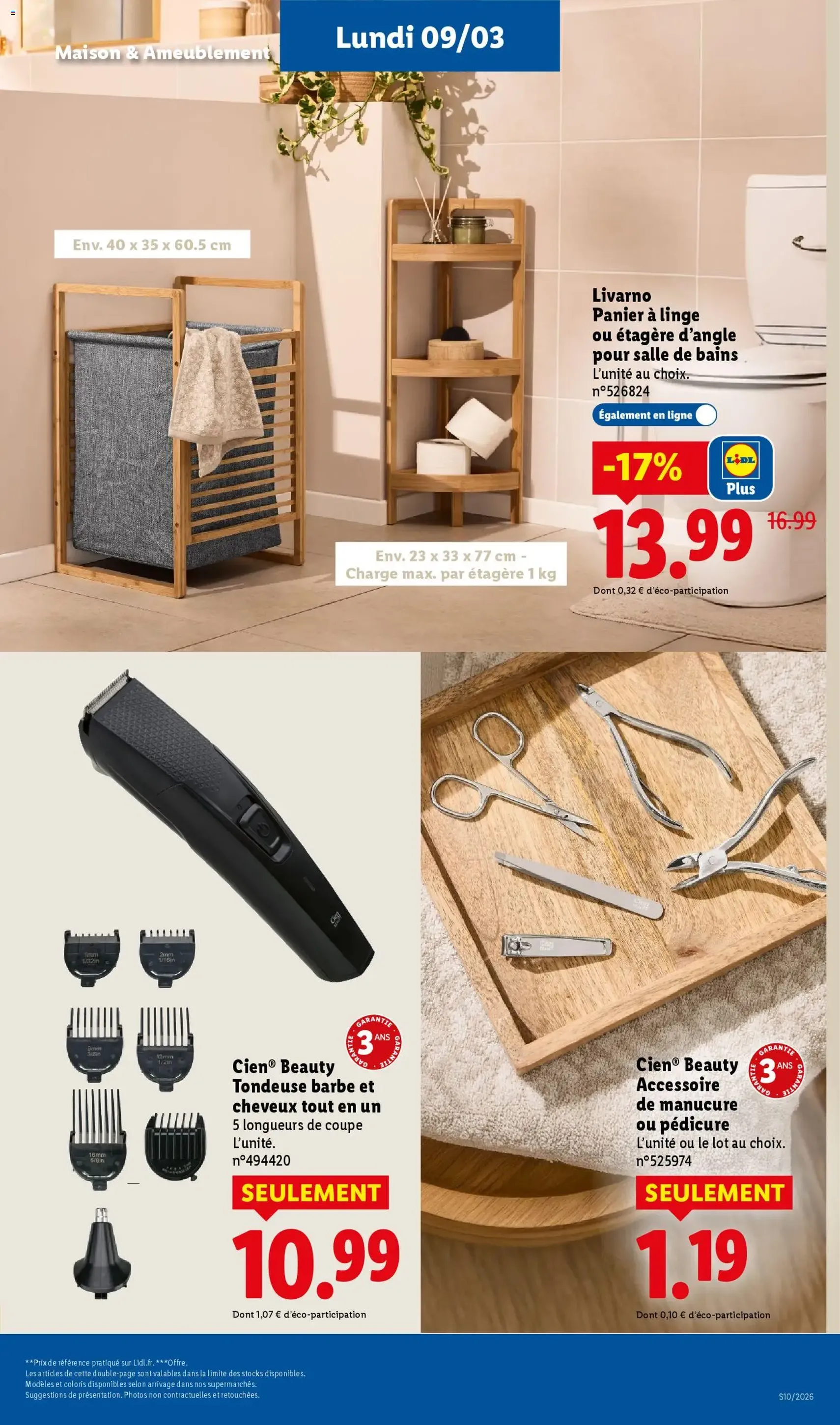 LIDL catalogue semaine 10 - brochure valable à partir du 05/03/2026, page 65 sur 79
