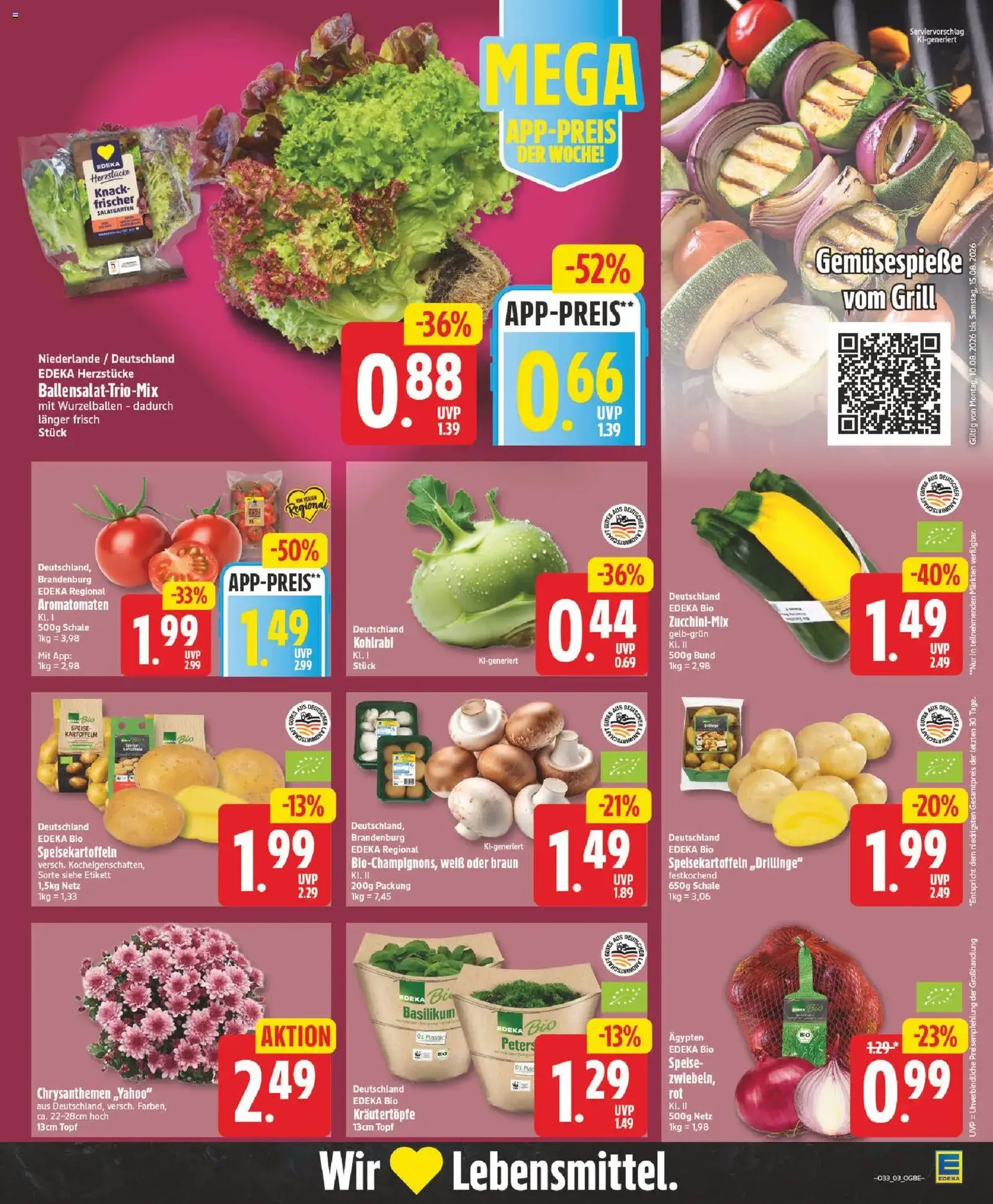 Edeka Prospekt - Gültiger Prospekt ab 10.08.2026, Seite 3 von insgesamt 27