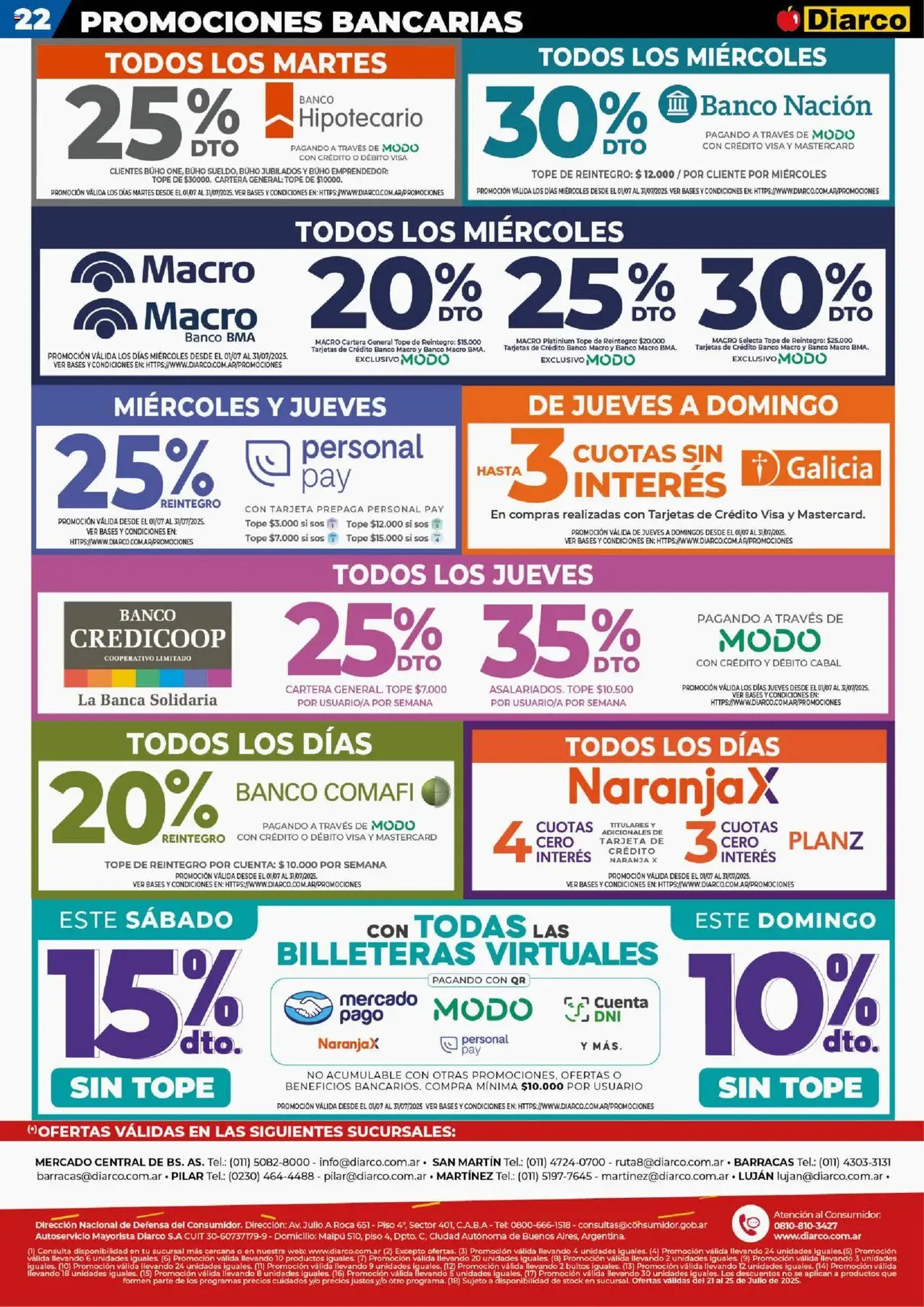 Diarco ofertas - folleto válido desde 21/07/2025 página 22 de 22 Diarco ofertas - folleto válido desde 21/07/2025 página 22 de 22
