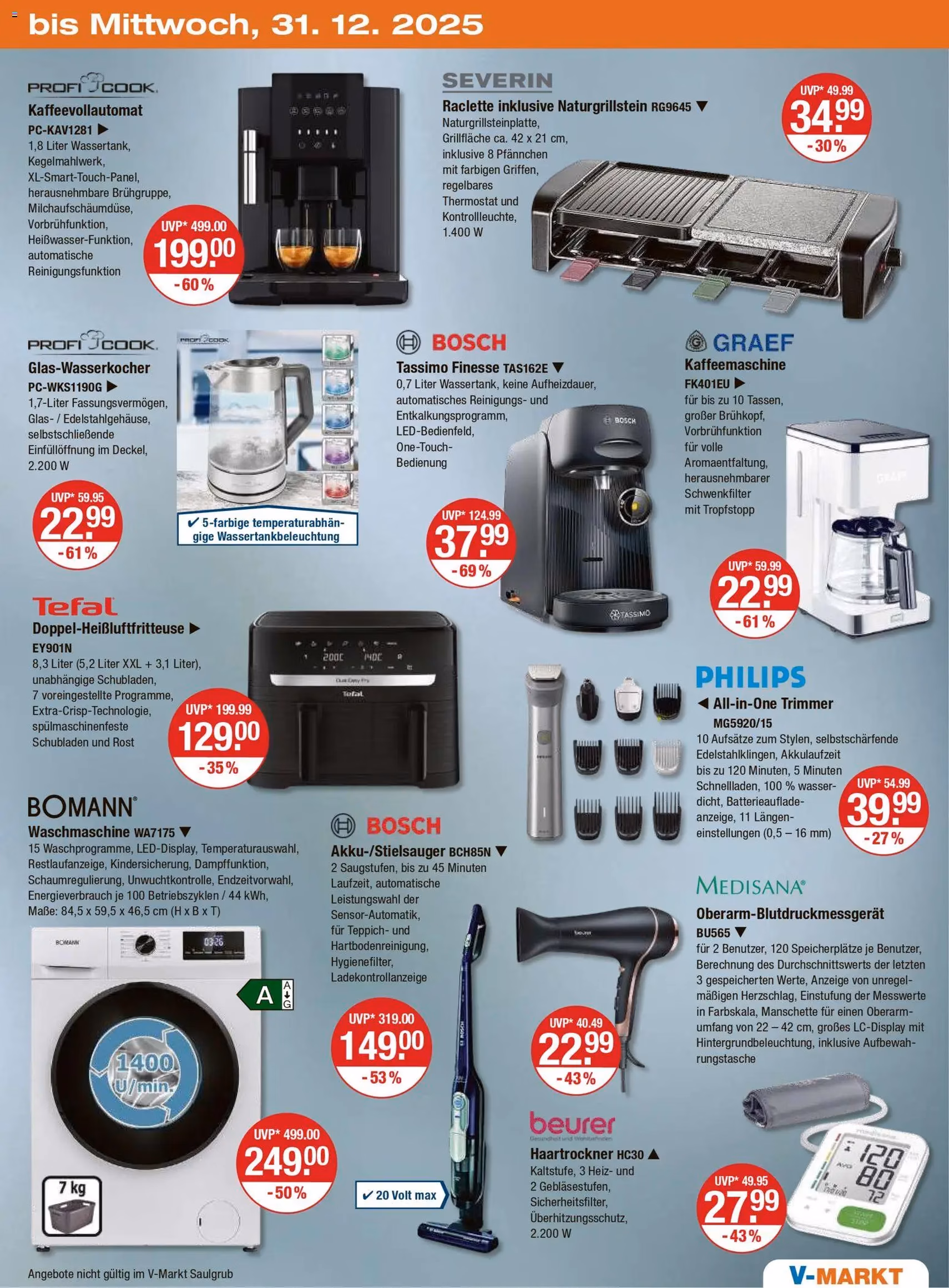 V-Markt - Hallertau / Oberpfalz - Gültiger Prospekt ab 27.12.2025, Seite 19 von insgesamt 26