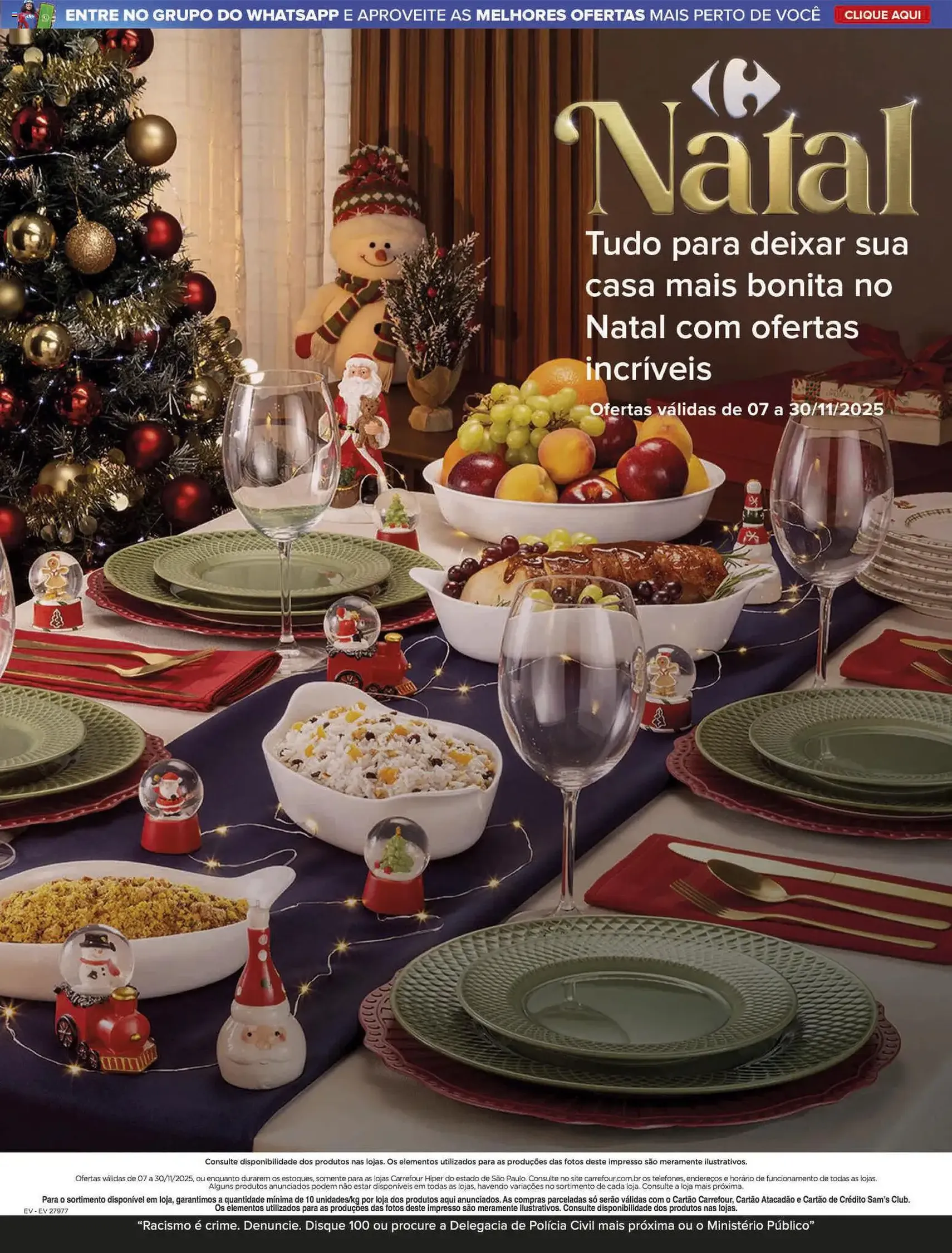 Carrefour - Ofertas de Natal - folheto válido a partir de 07/11/2025 página 1 de 13