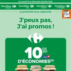 Carrefour contact catalogue - Prévisualisation du catalogue valable à partir du 11/07/2026