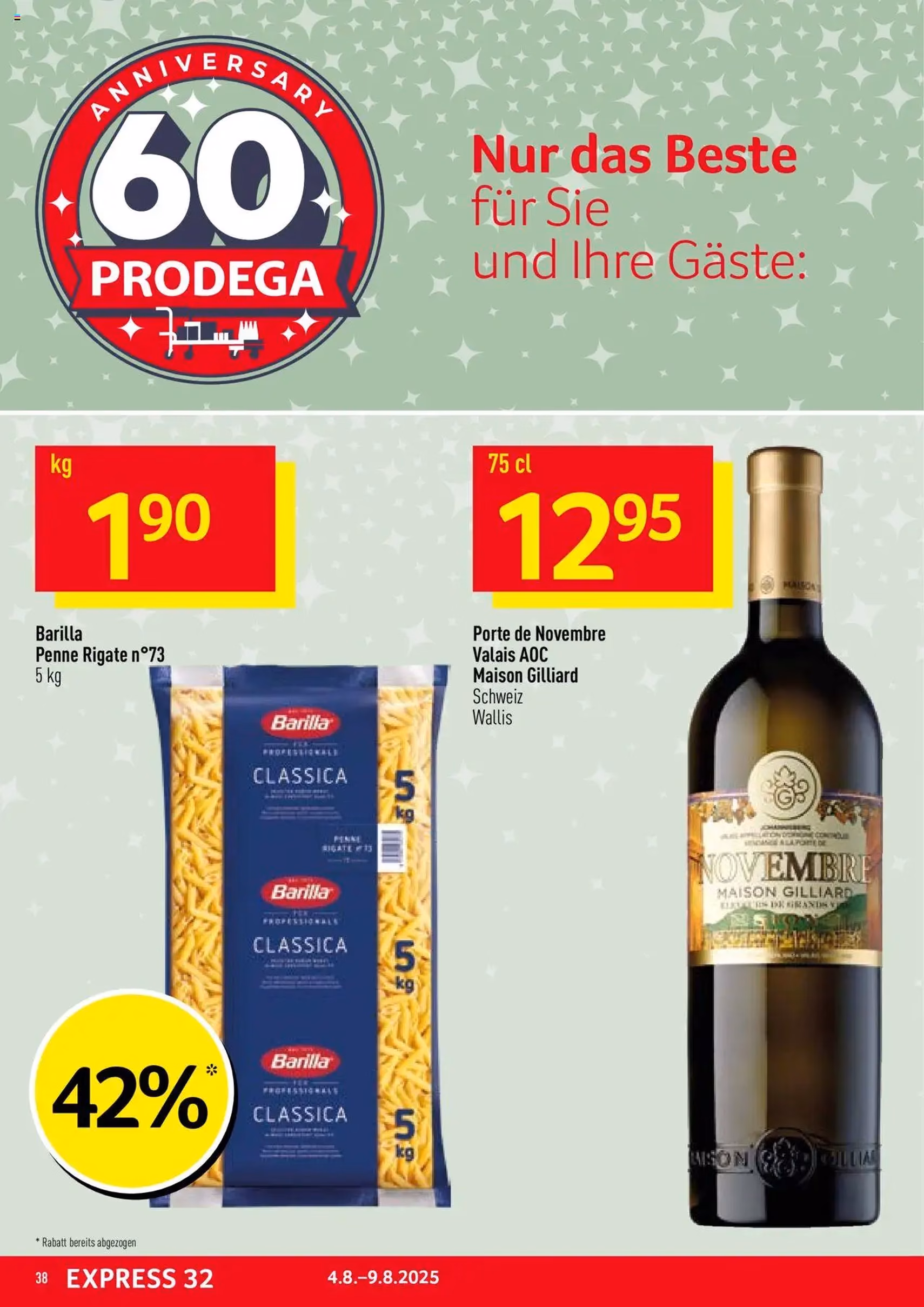 Prodega Aktionen - Gültiger Prospekt ab 04.08.2025, Seite 38 von insgesamt 40 Prodega Aktionen - Gültiger Prospekt ab 04.08.2025, Seite 38 von insgesamt 40