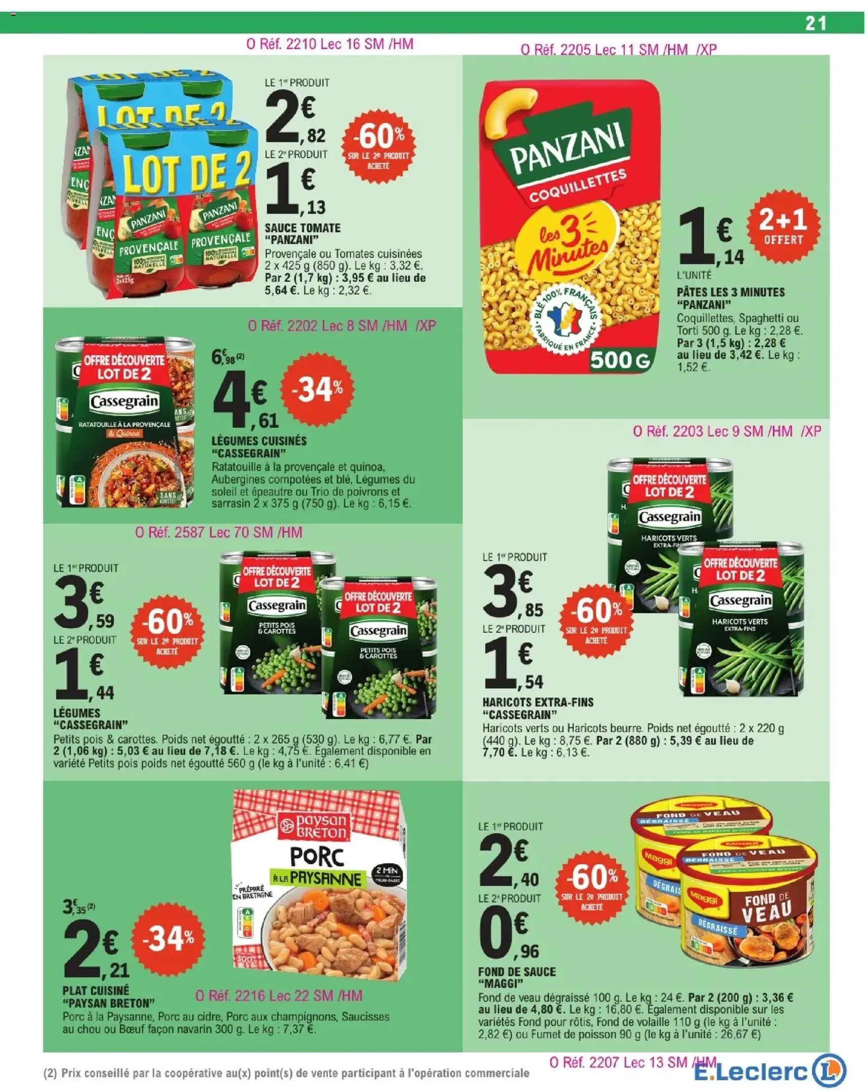 E.Leclerc catalogue de la semaine 13 - brochure valable à partir du 24/03/2026, page 21 sur 63
