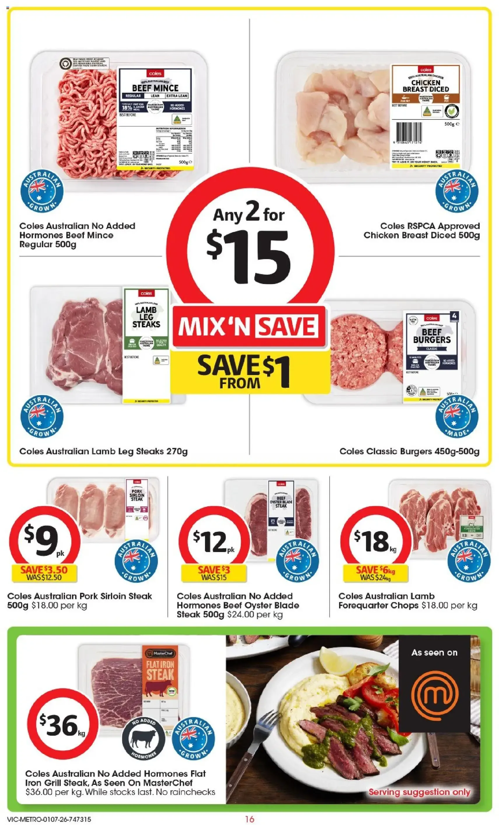 Coles catalogue - valid flyer from 01/07/2026, page 16 of 46