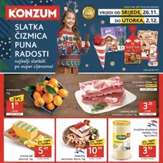 Konzum HR Akciós újság - szórólap előnézete érvényes 2025.11.26. -tól