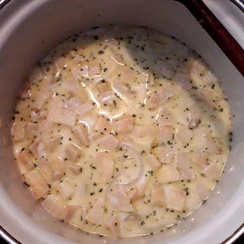 Vleesballetjes in ui-appelsaus - stap voor stap bereiding 1