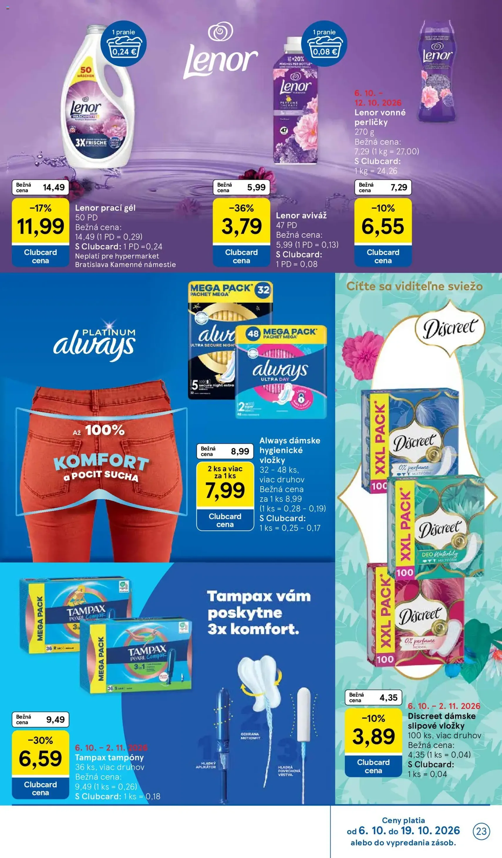 Tesco Hypermarket - leták - platný leták od 07.10.2026 strana 23 z 51