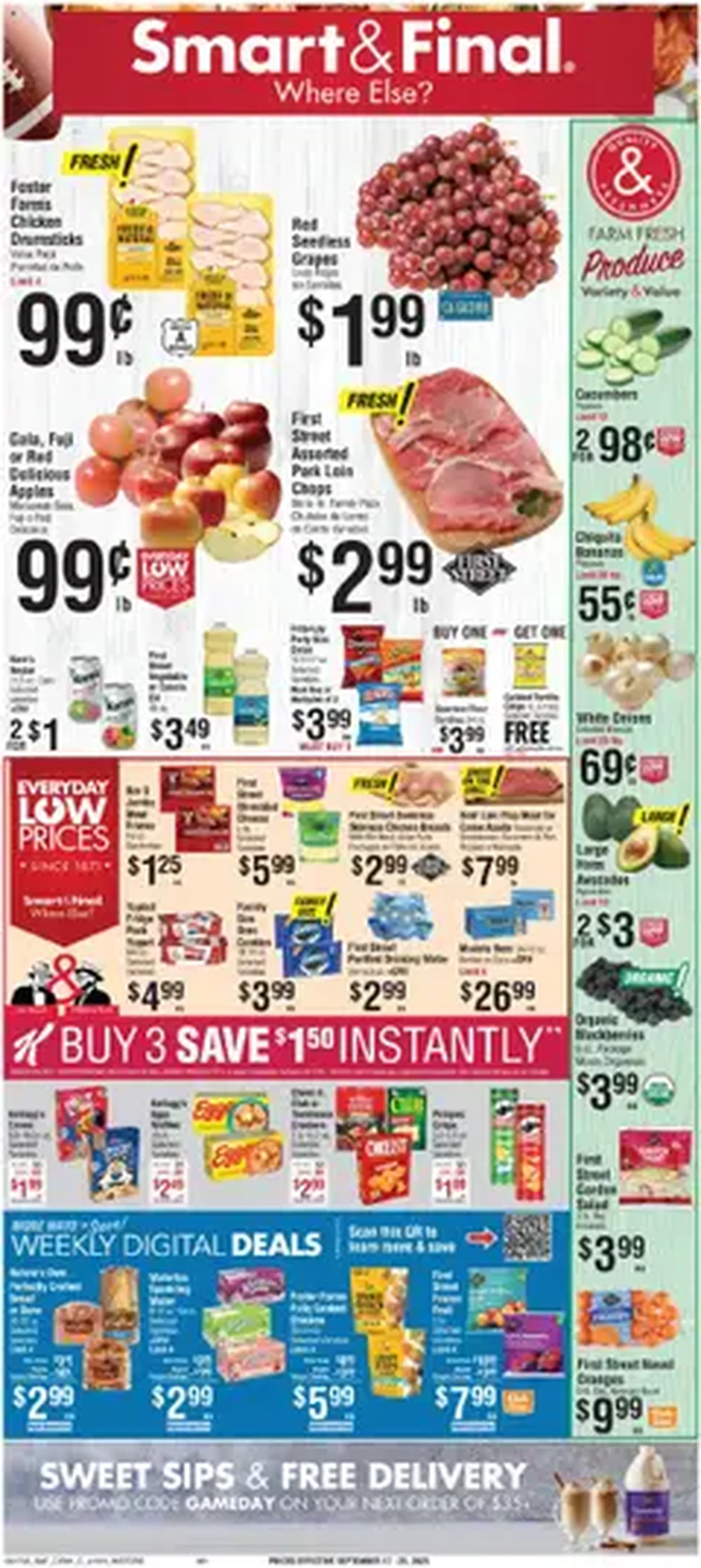 Smart & Final Weekly Ad - valid flyer from 09/17/2025, page 1 of 1