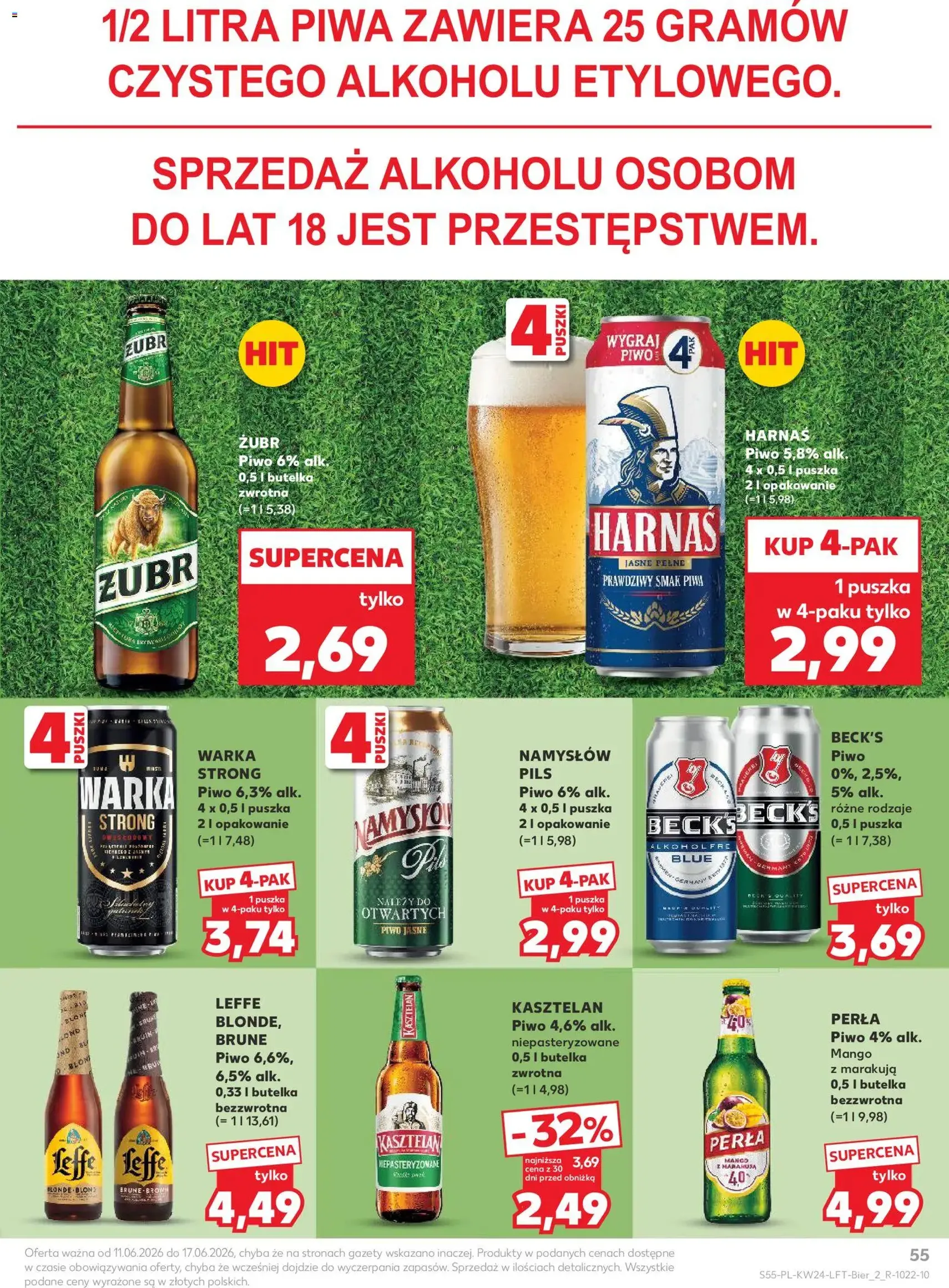 Kaufland gazetka - ważny gazetka od 11.06.2026 strona 55 z 68