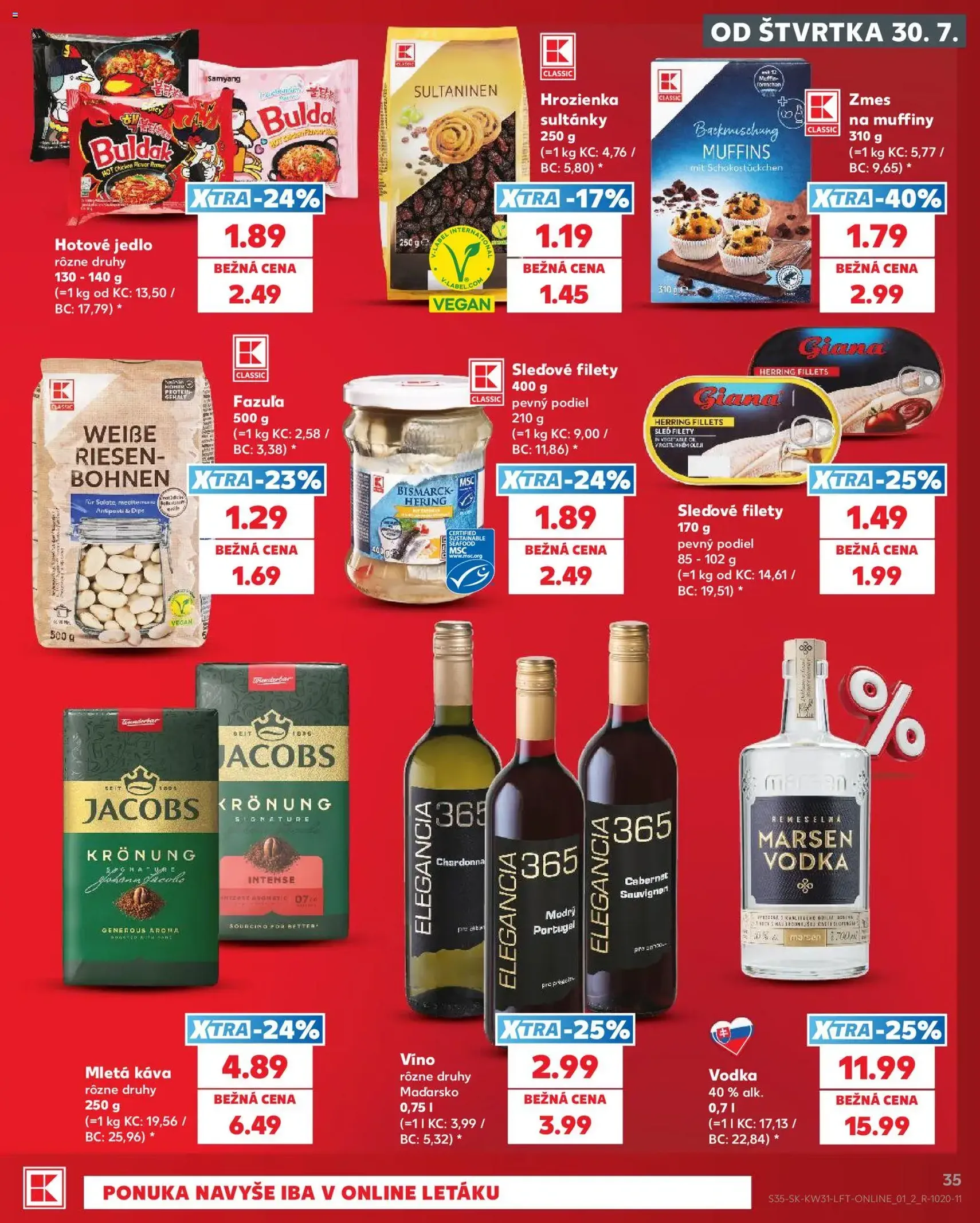 Kaufland SK akciós újság - 2026.07.30. érvényes szórólap 35 oldal 74 oldalból
