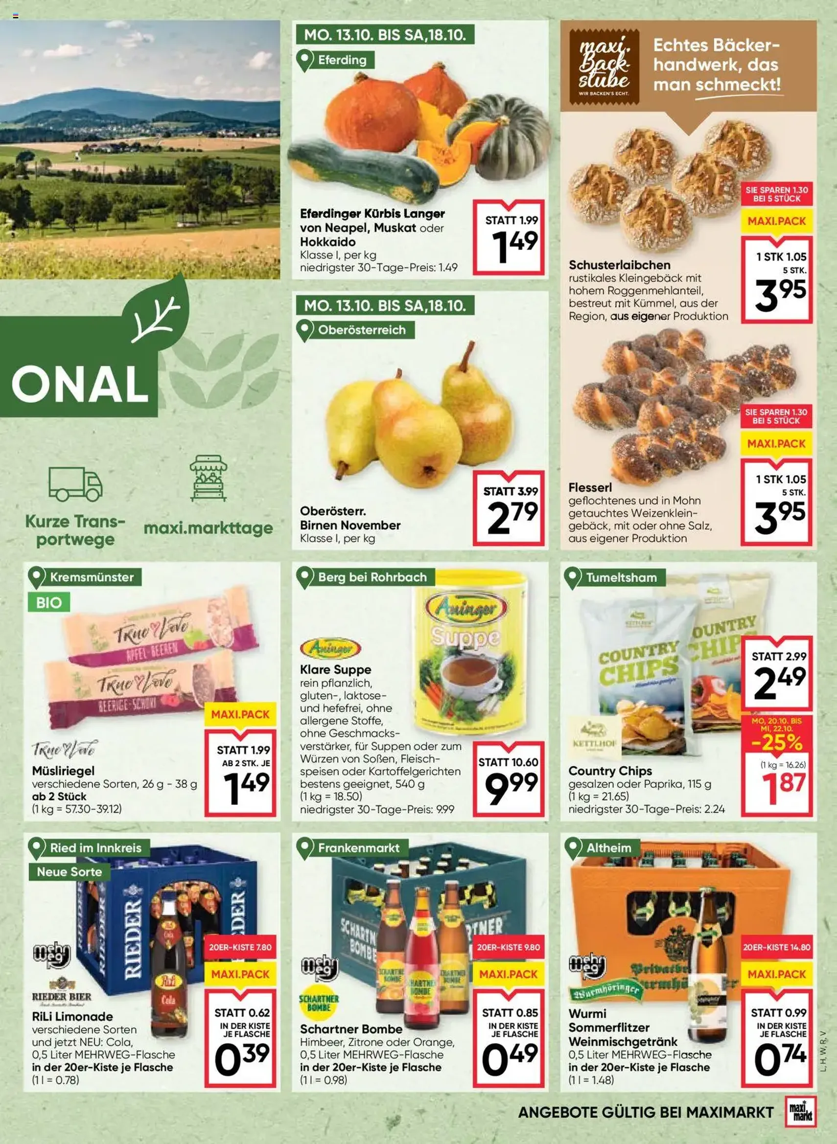 Maximarkt Flugblatt - Gültiger Prospekt ab 16.10.2025, Seite 7 von insgesamt 24 Maximarkt Flugblatt - Gültiger Prospekt ab 16.10.2025, Seite 7 von insgesamt 24