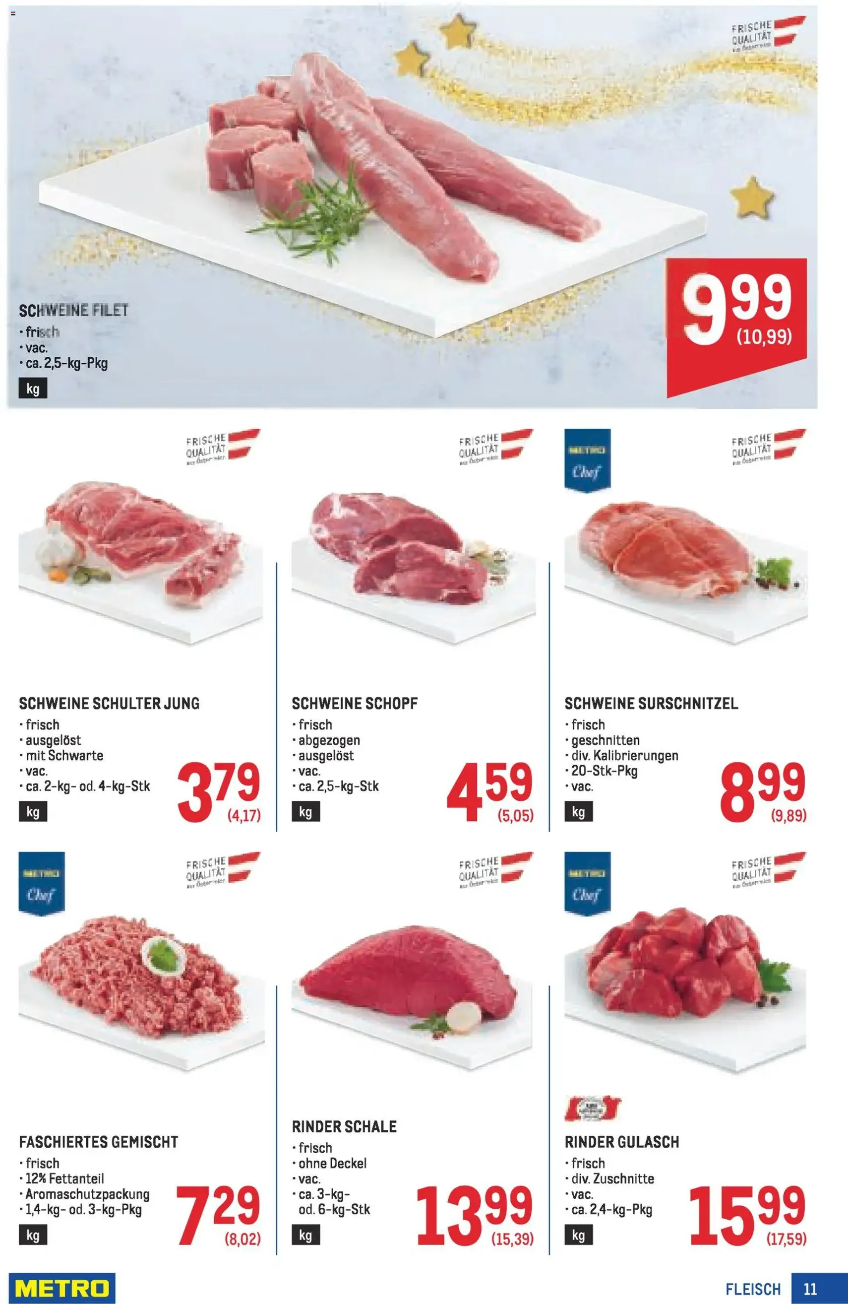 Metro angebote Profi - Gültiger Prospekt ab 11.12.2025, Seite 11 von insgesamt 72