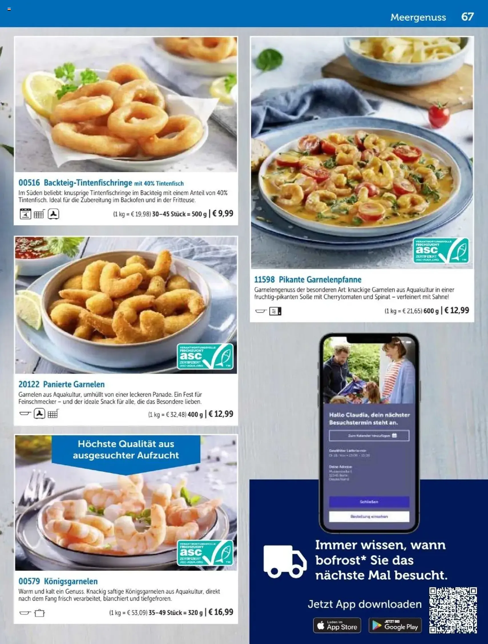 Bofrost Katalog - Gültiger Prospekt ab 07.09.2025, Seite 67 von insgesamt 148 Bofrost Katalog - Gültiger Prospekt ab 07.09.2025, Seite 67 von insgesamt 148