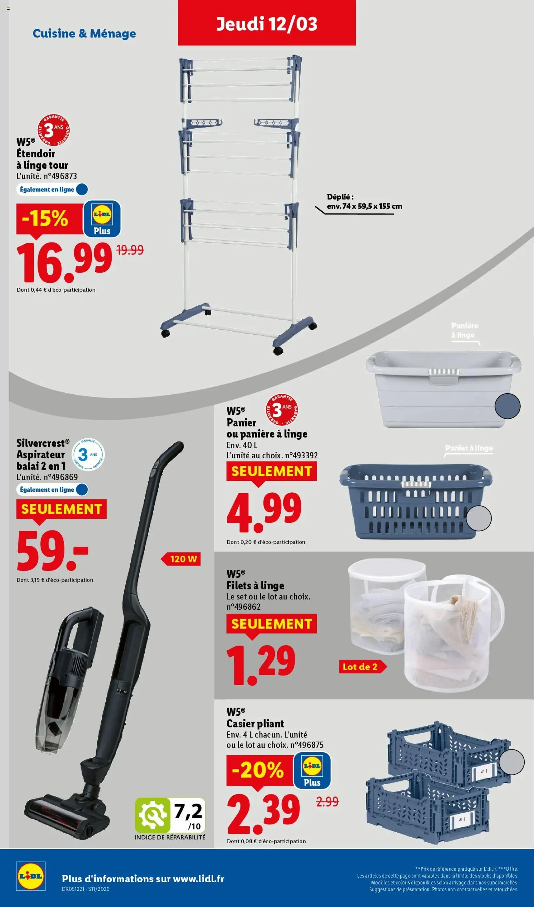 LIDL catalogue semaine 11 - brochure valable à partir du 12/03/2026, page 32 sur 71