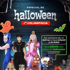 Vista previa del folleto Olímpica - Disfraces para Halloween válido desde 01/10/2025