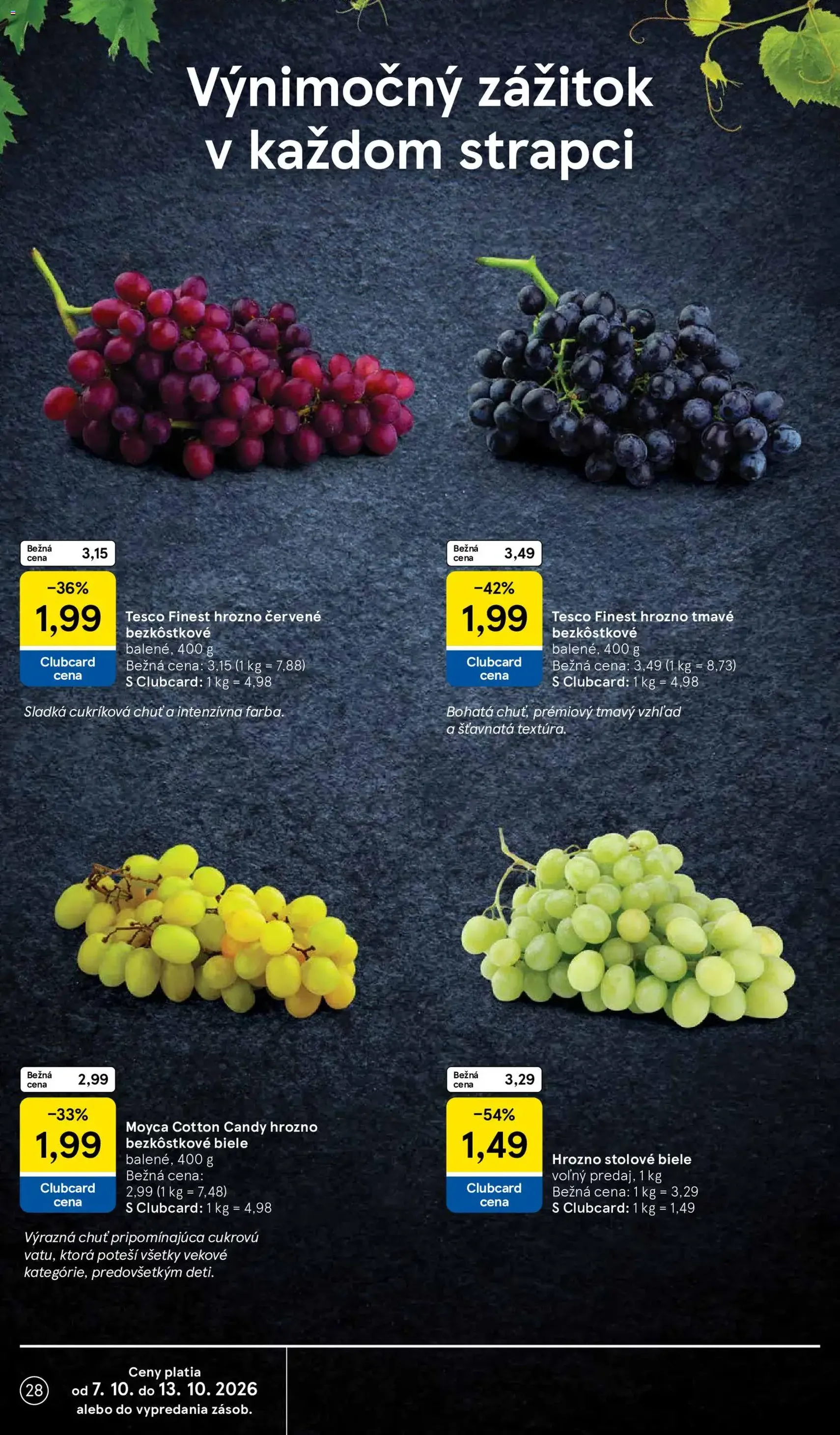 Tesco Hypermarket - leták - platný leták od 07.10.2026 strana 28 z 51