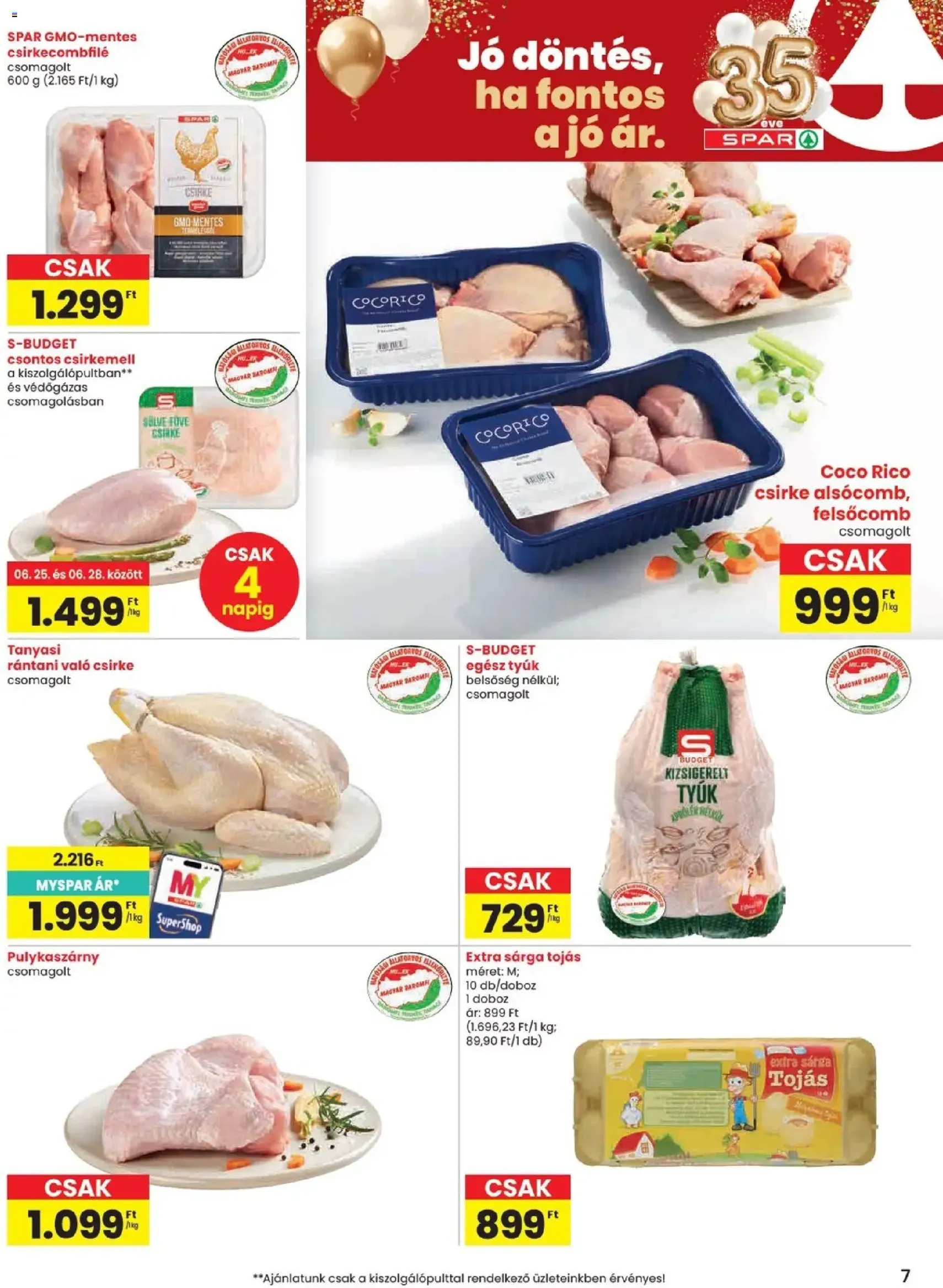 Spar akciós újság - 2026.06.25. érvényes szórólap 7 oldal 20 oldalból