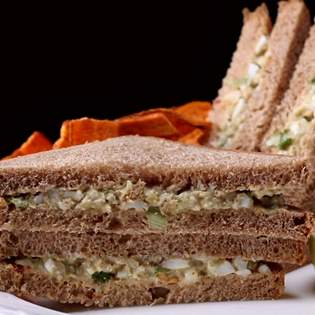 Recipe preview Australian Curried egg sandwich recipe