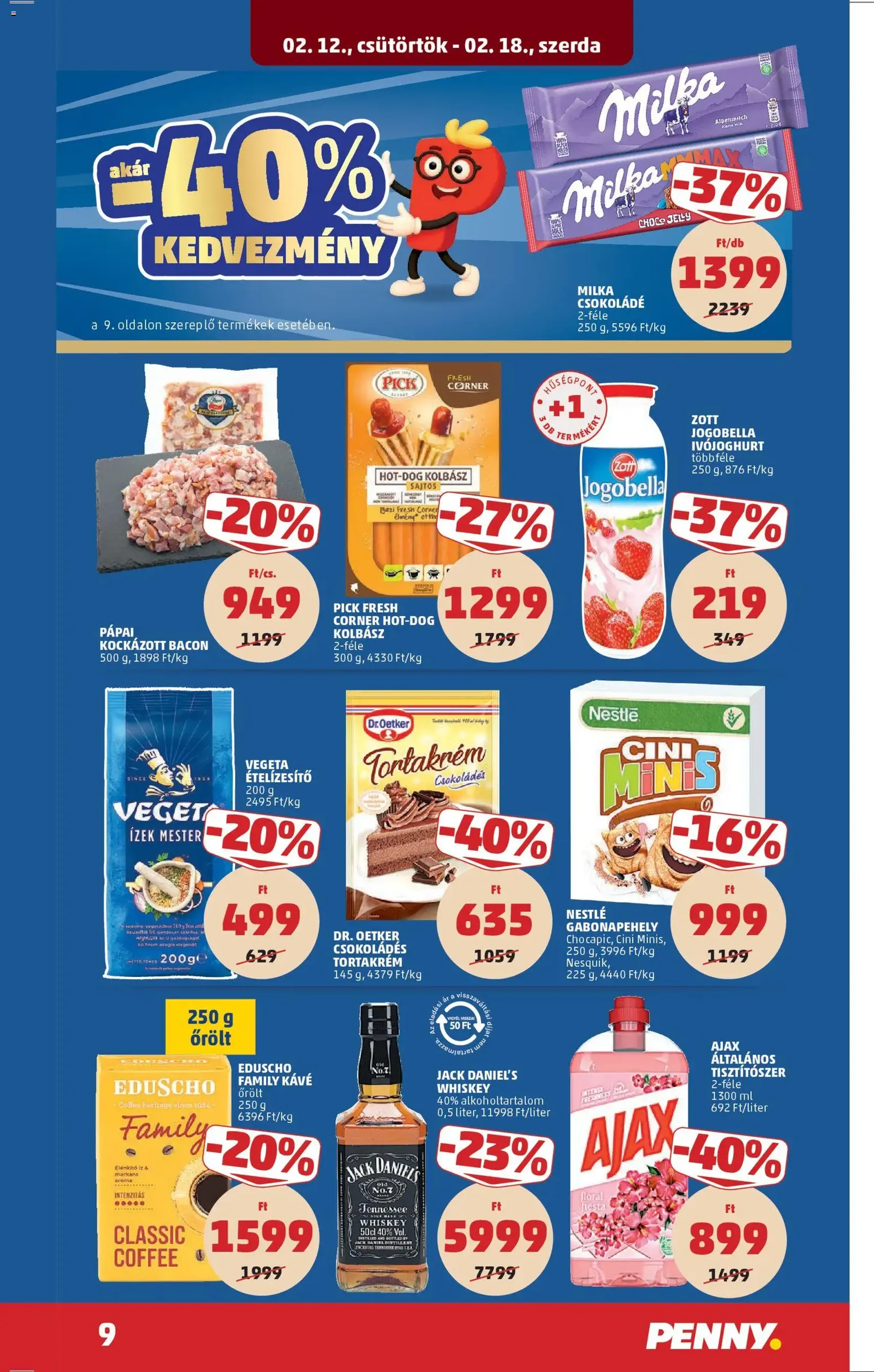 PENNY Akciós újság - 2026.02.12. érvényes szórólap 11 oldal 42 oldalból