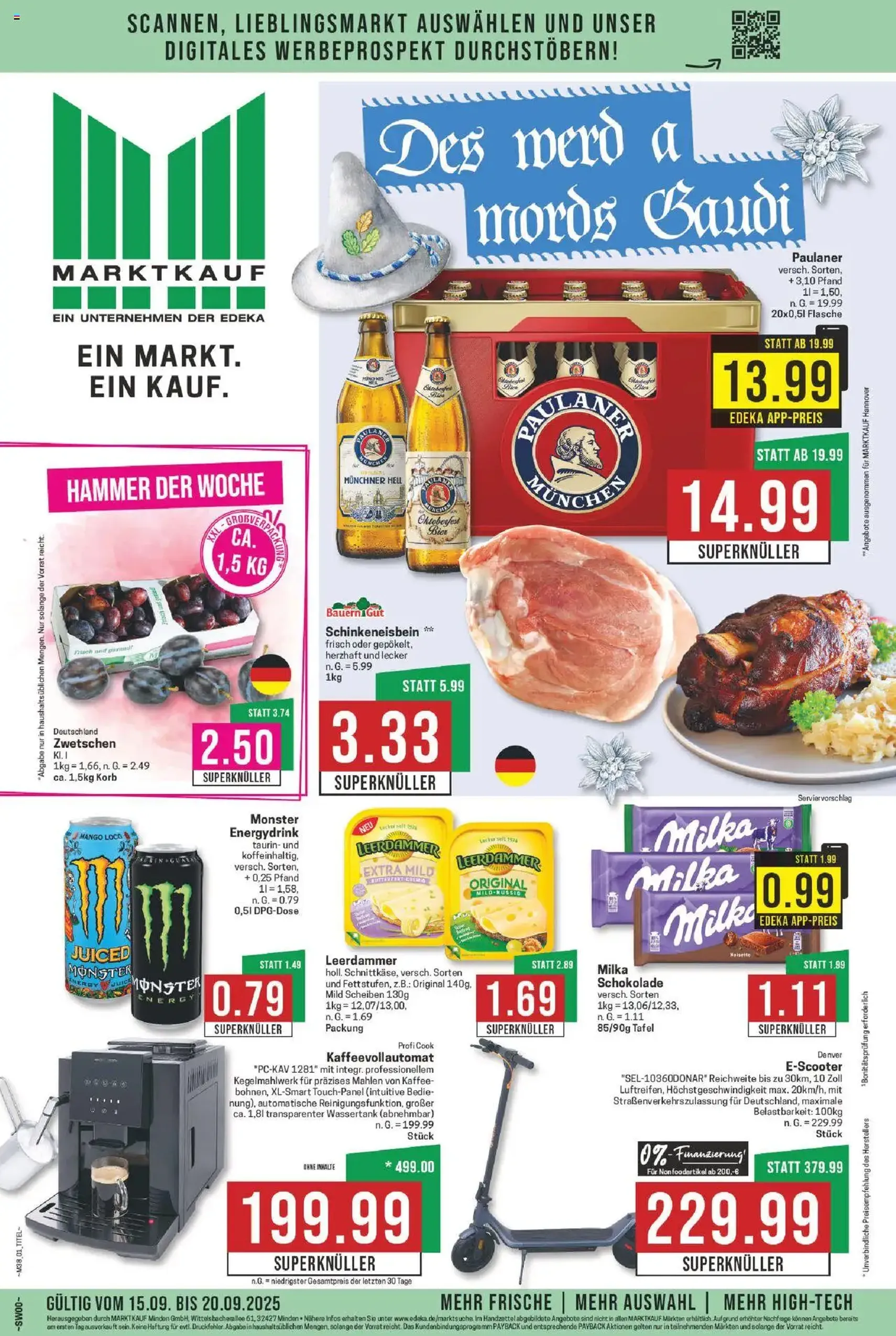 Marktkauf Prospekt - Gültiger Prospekt ab 14.09.2025, Seite 1 von insgesamt 28 Marktkauf Prospekt - Gültiger Prospekt ab 14.09.2025, Seite 1 von insgesamt 28