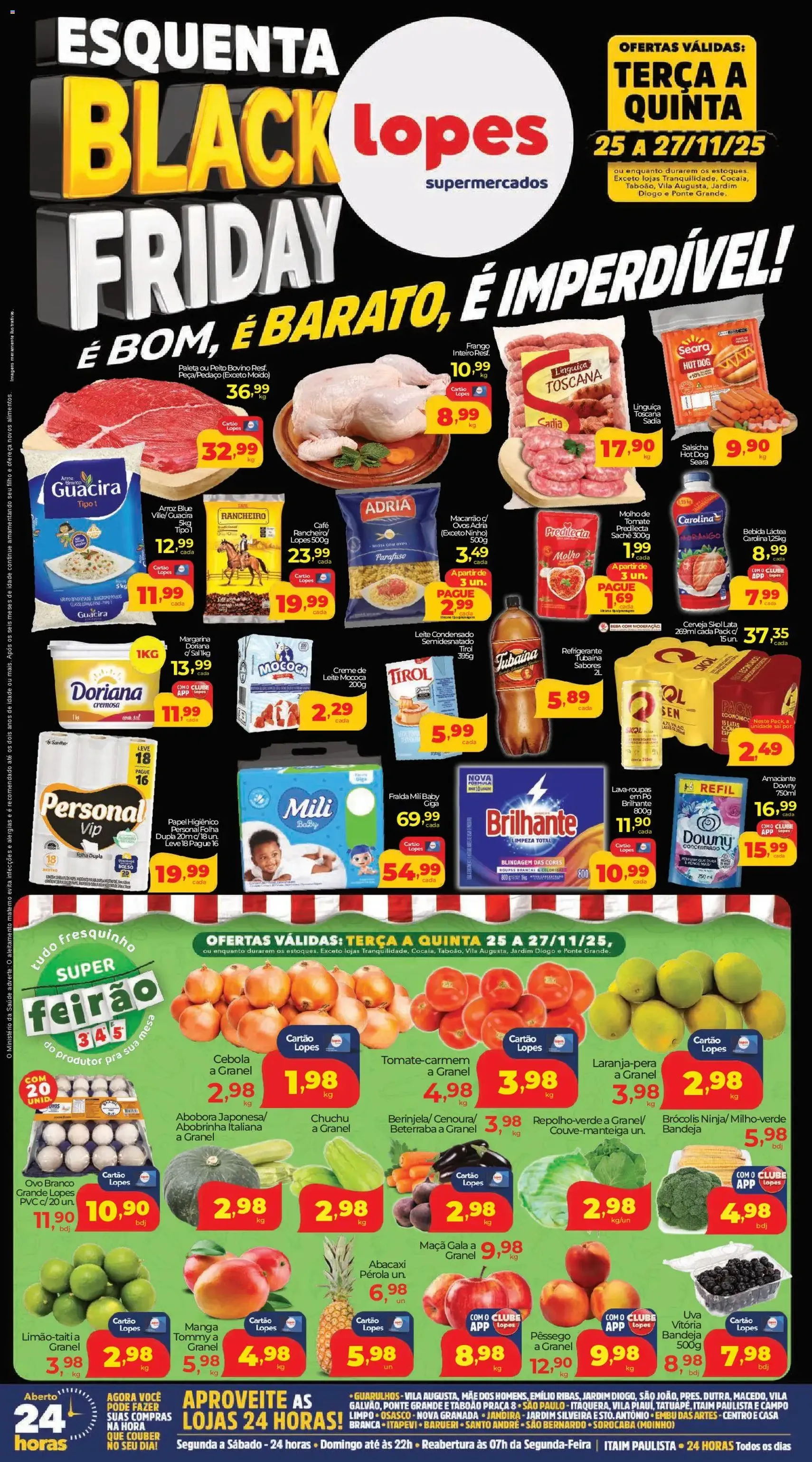 Lopes Supermercados Black Friday - folheto válido a partir de 25/11/2025 página 1 de 2