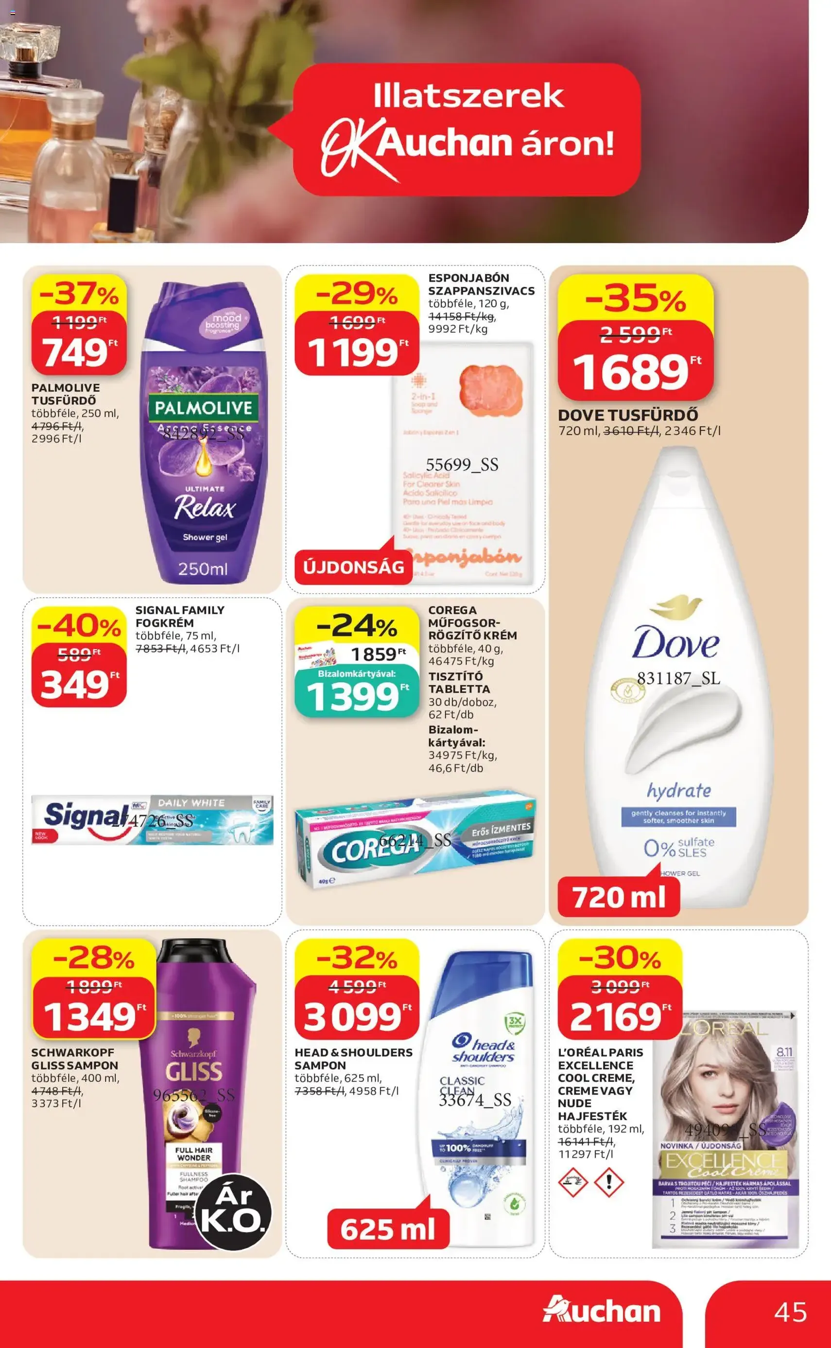 Auchan akciós újság - 2026.07.16. érvényes szórólap 45 oldal 56 oldalból