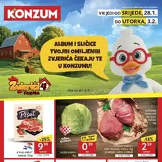 Konzum HR Akciós újság - szórólap előnézete érvényes 2026.01.28. -tól
