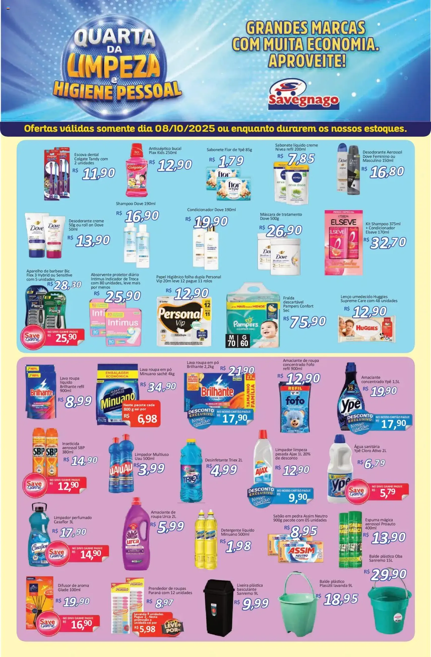 Savegnago - Ofertas da semana - folheto válido a partir de 08/10/2025 página 1 de 2