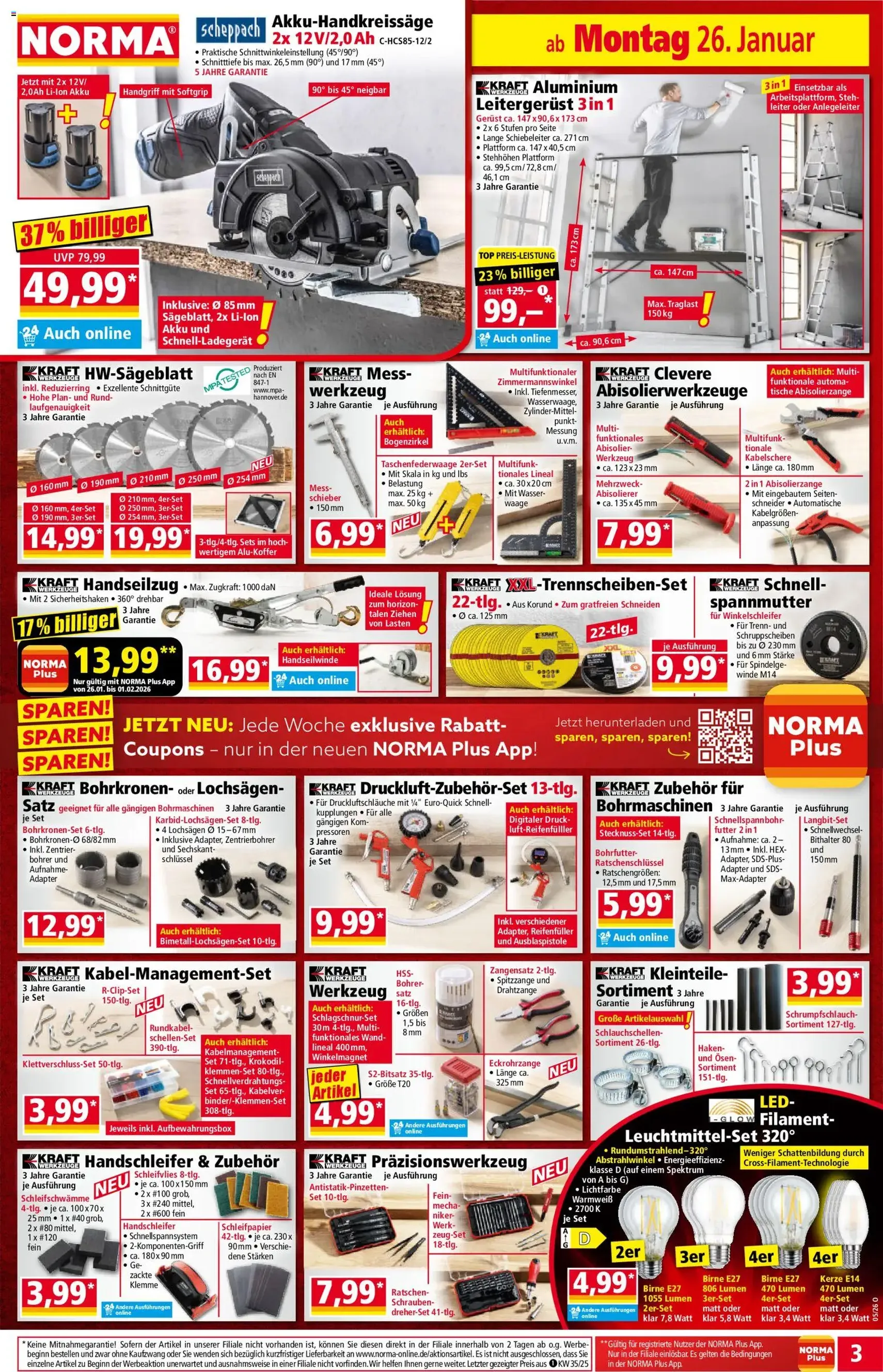 Norma Prospekt - Gültiger Prospekt ab 26.01.2026, Seite 3 von insgesamt 20