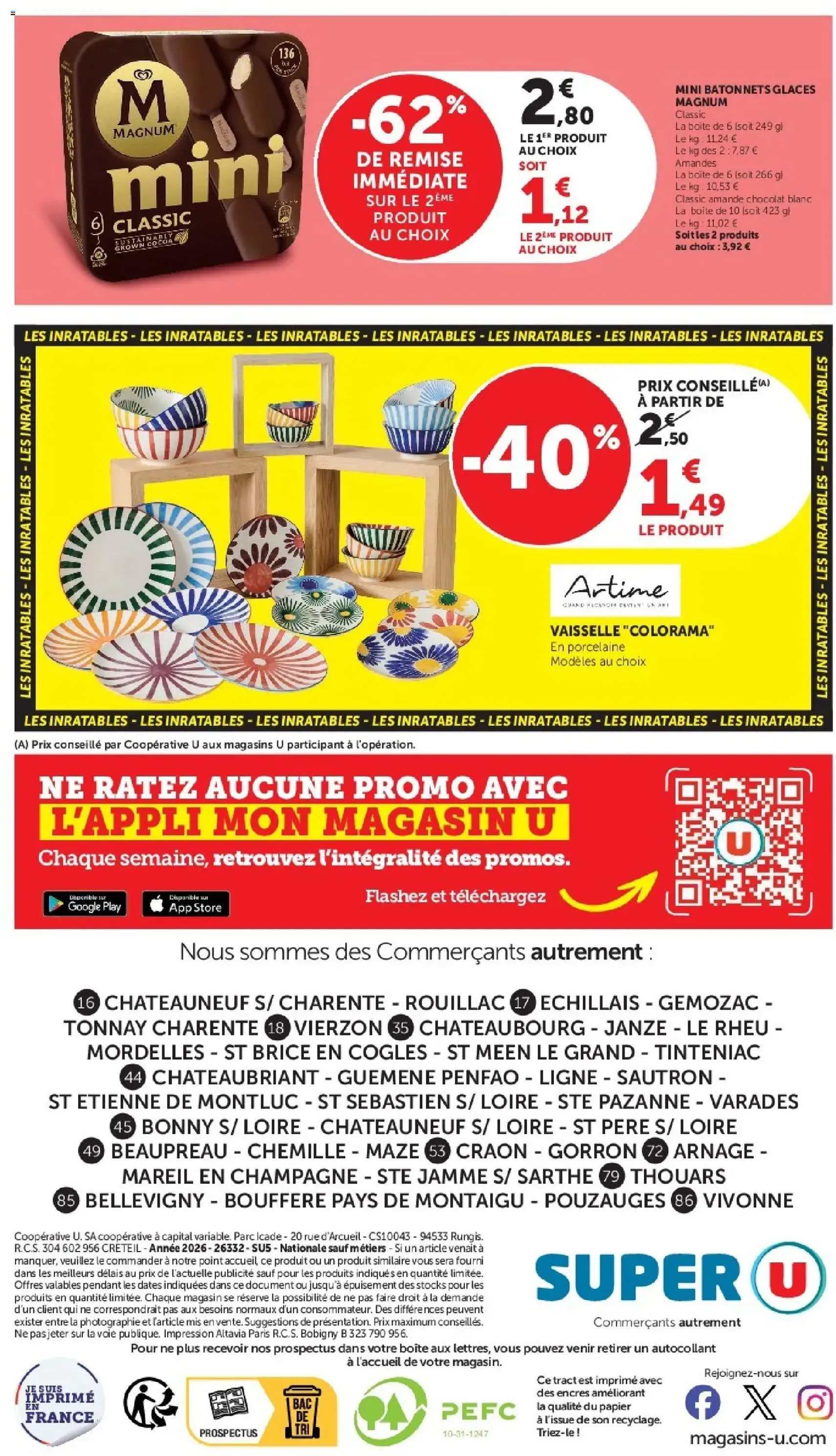 Super U catalogue - brochure valable à partir du 15/07/2026, page 32 sur 32