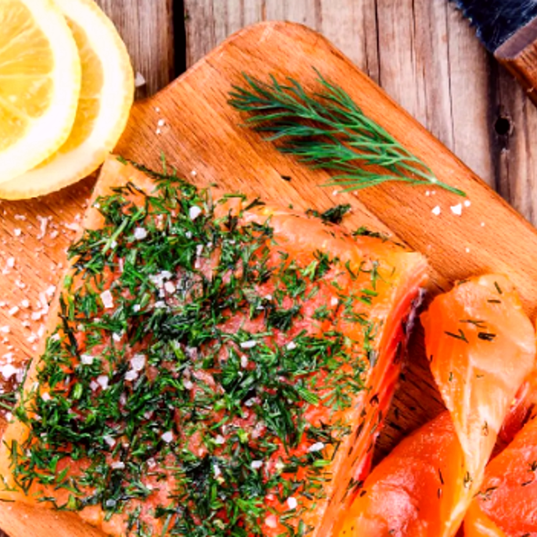Salmone scavato dalla Scandinavia